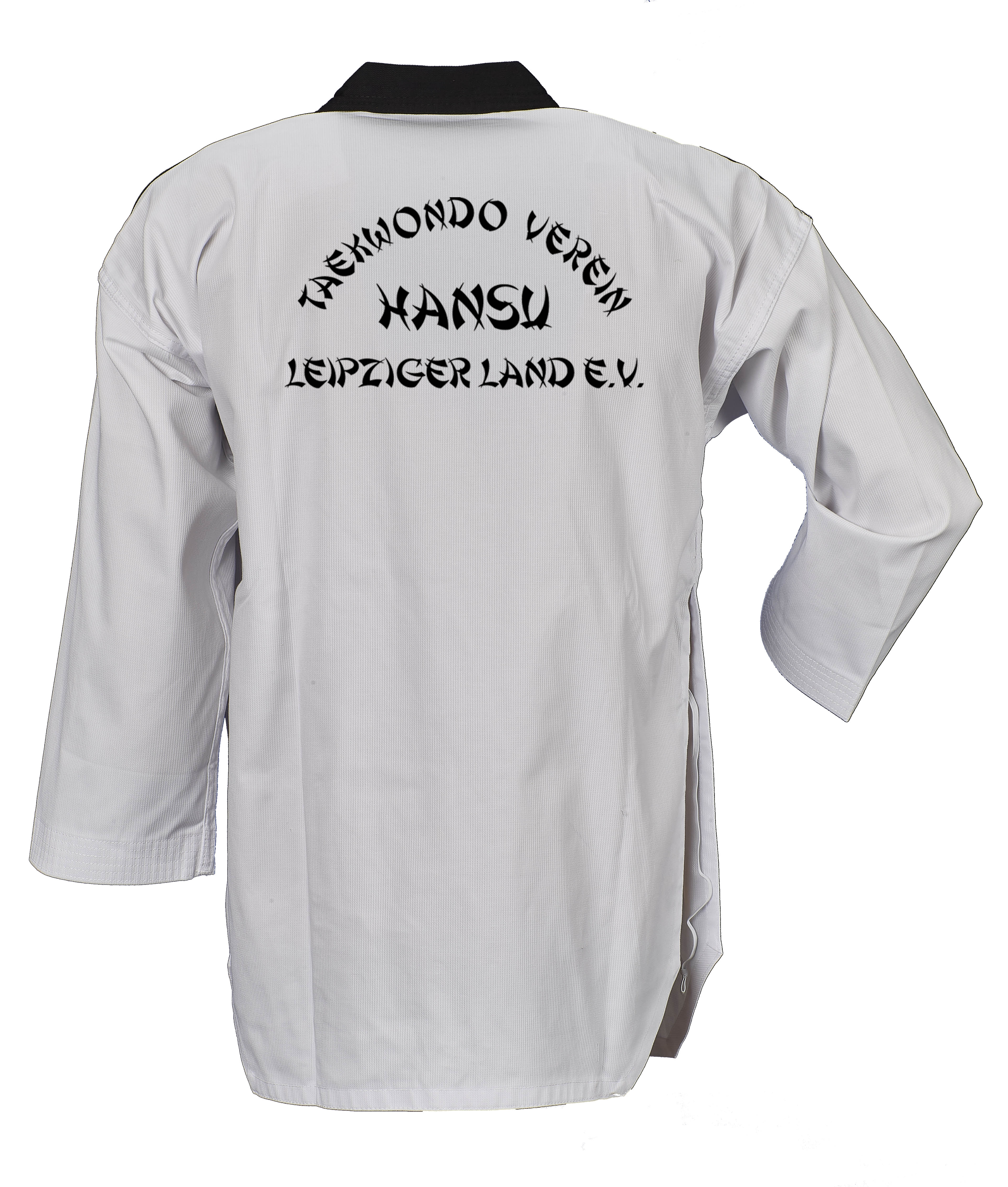 adidas Taekwondoanzug, schwarzes Revers Hansu Leipziger Land Edition