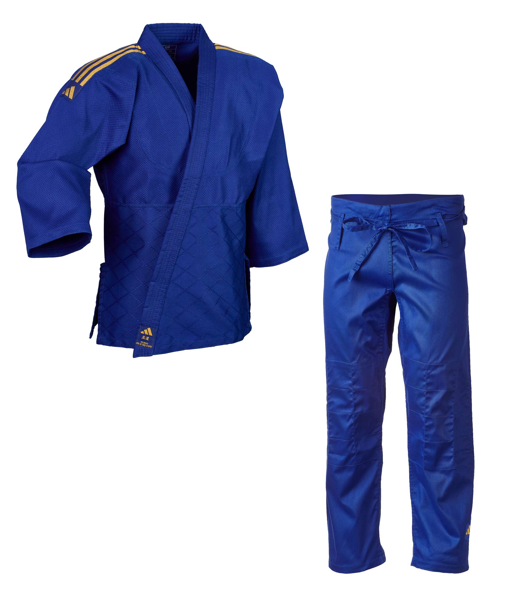adidas Judo-Anzug Club blue/gold, J350