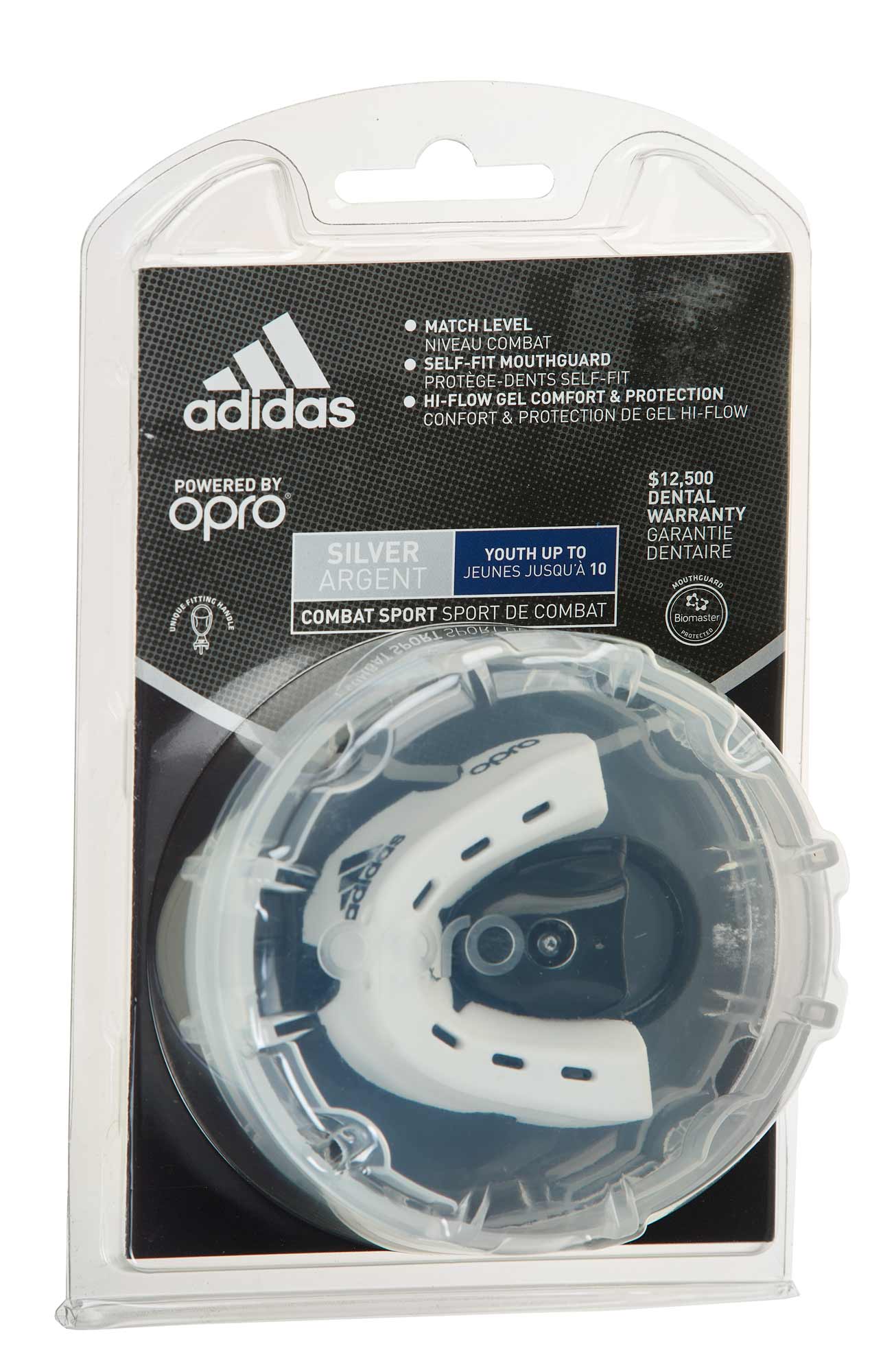 adidas Zahnschutz OPRO Silver, white ADIBP32