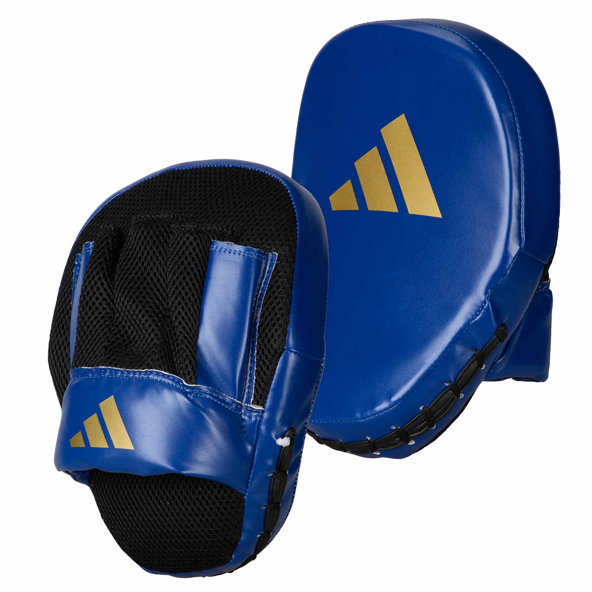 Ju Sports adidas 24 Speed Coach Paar-Pratzen, blau/gold ADISBAC014