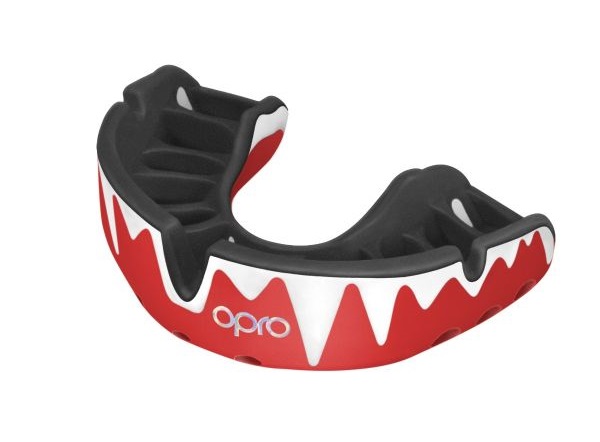 Ju Sports OPRO Zahnschutz Platinum Senior "Fangz" red