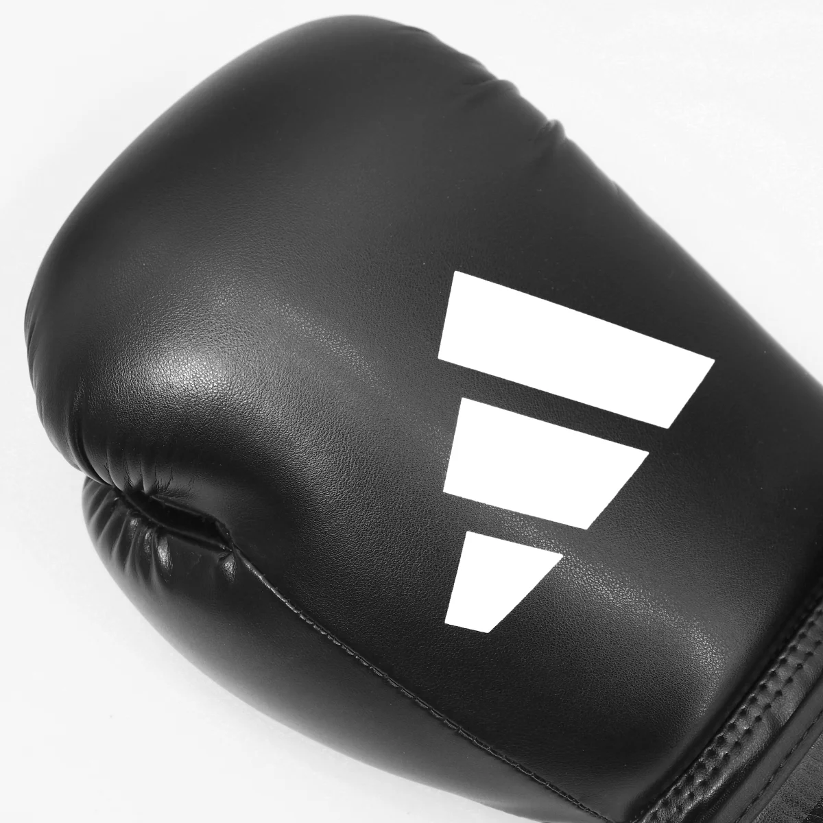 Boxhandschuh, Handschuh, schwarz, Kunstleder, Logo