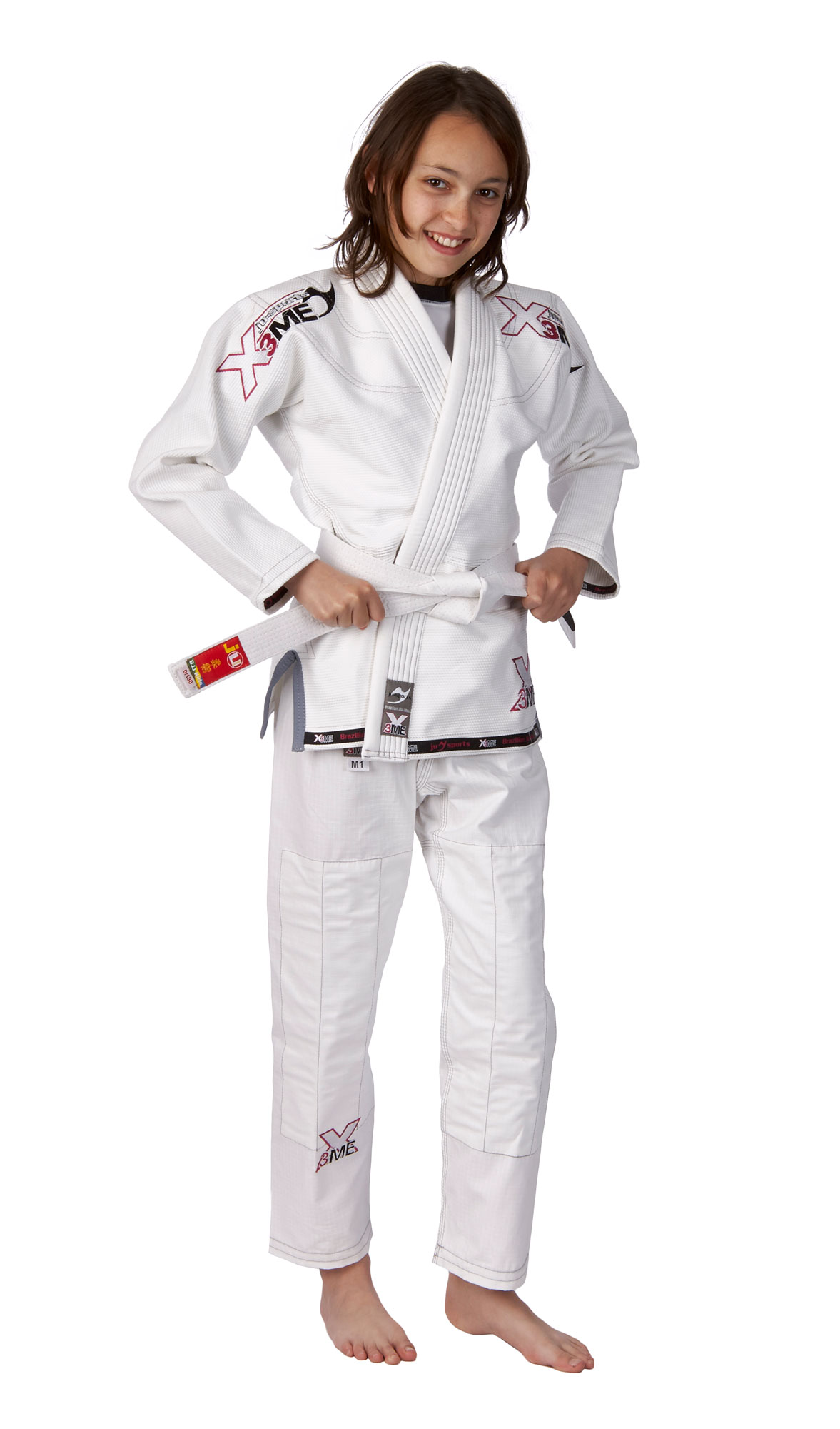 Amazona BJJ-Gi EXTREME 2.0 white/pink Girl