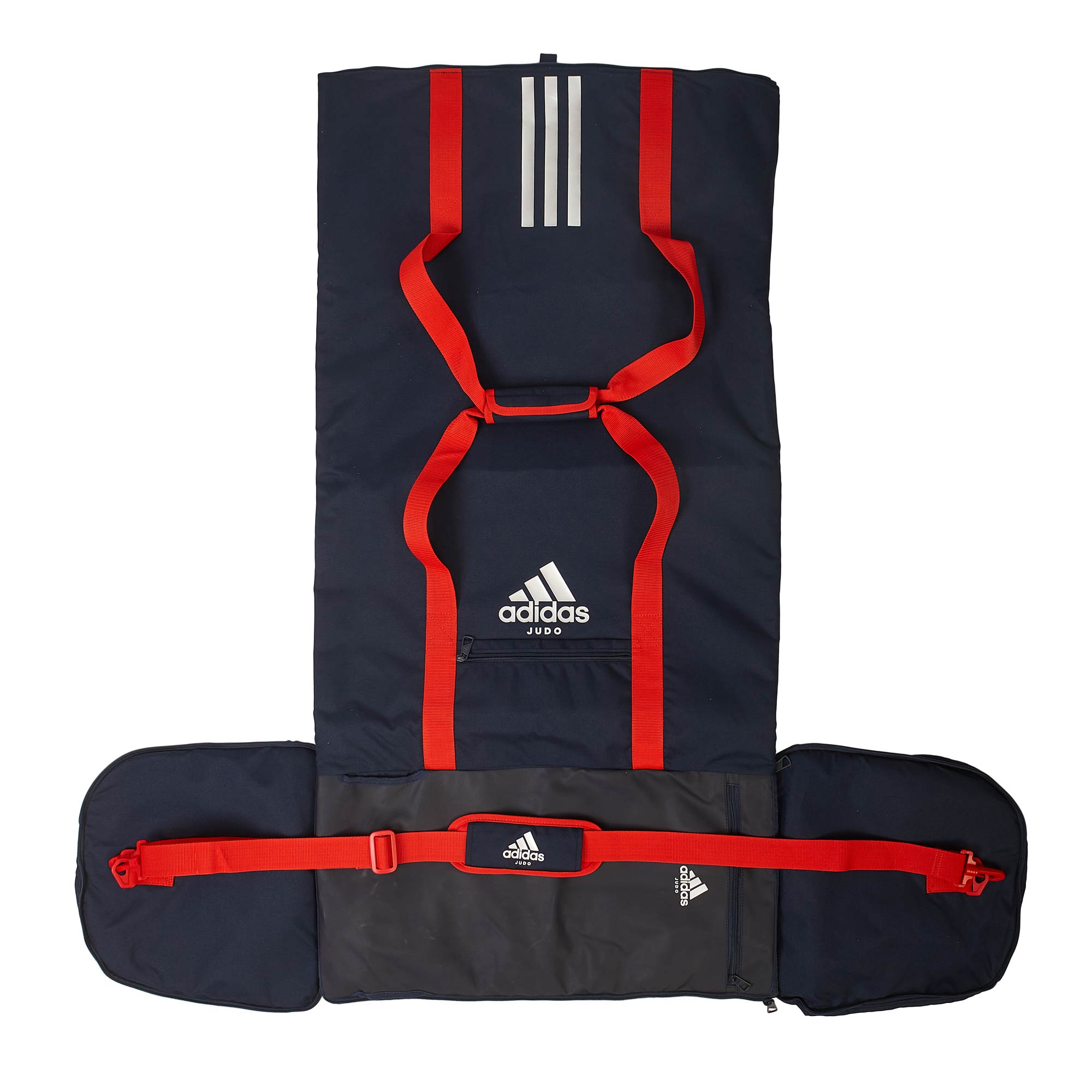 adidas 2in1 Bag Judo navy blue/red M, ADIACC200J