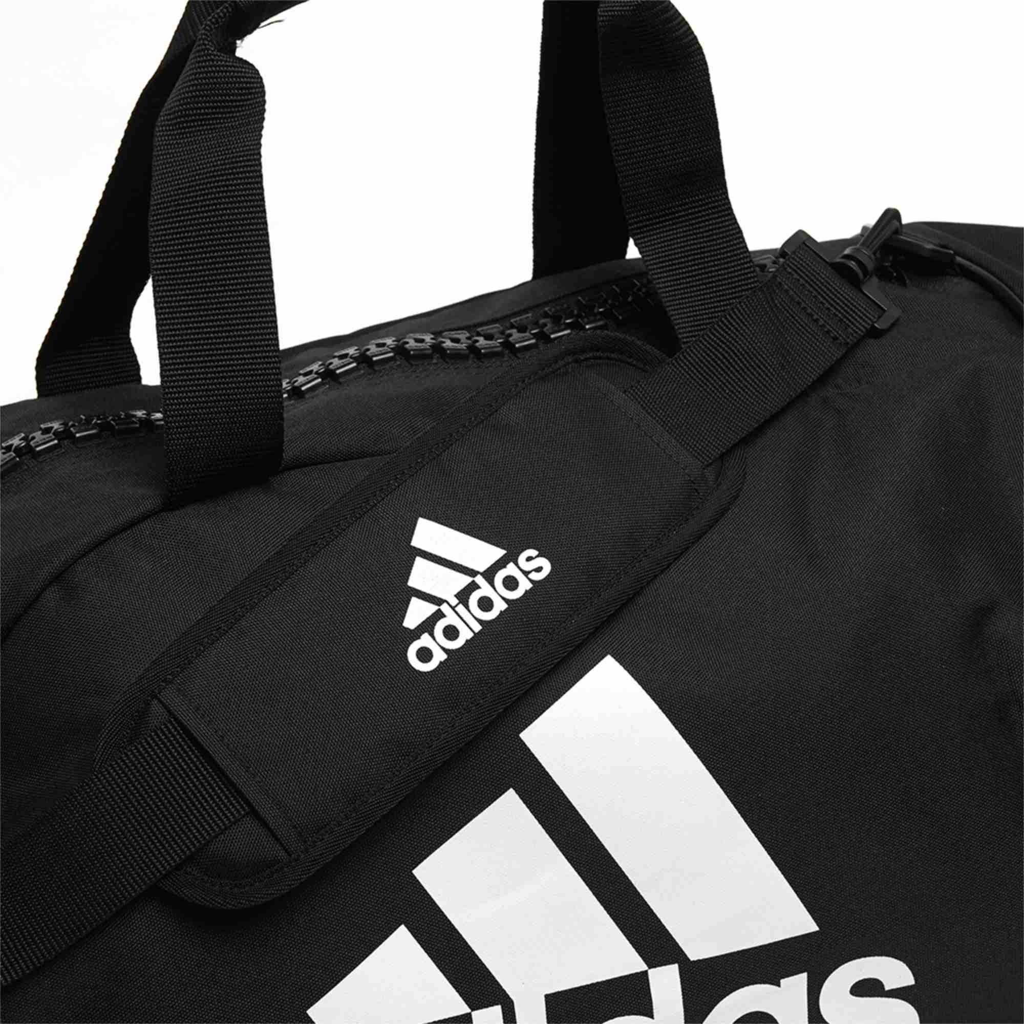 adidas 2in1 Bag Boxing black/white Nylon , adiACC052B