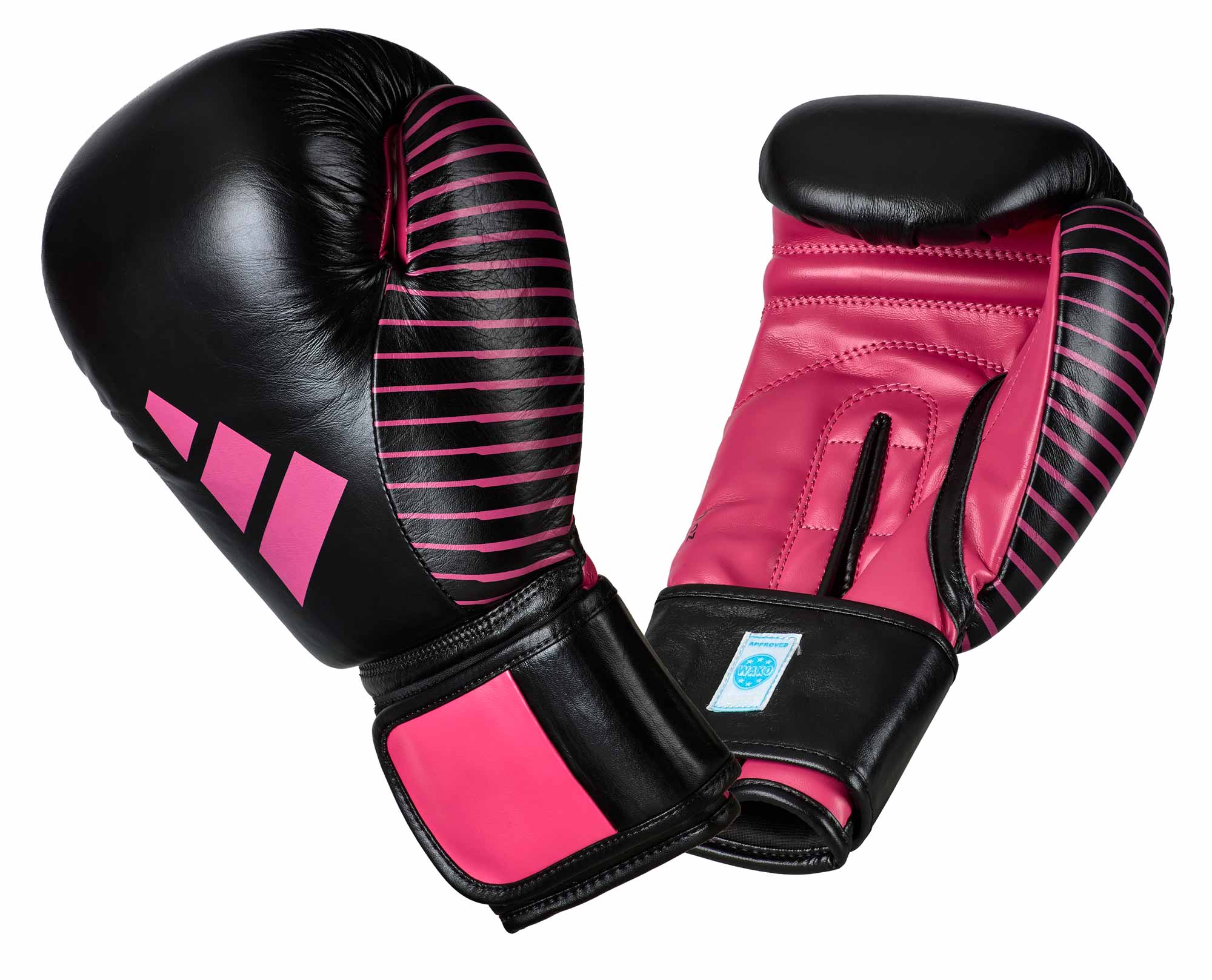 adidas kickboxing competition glove black/pink, adiKBWKF200