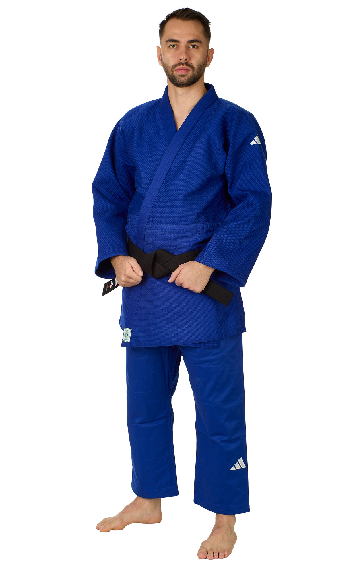 adidas judo jacket CHAMPION III IJF - Model 2 JIJFB3-LJ blue Logo only