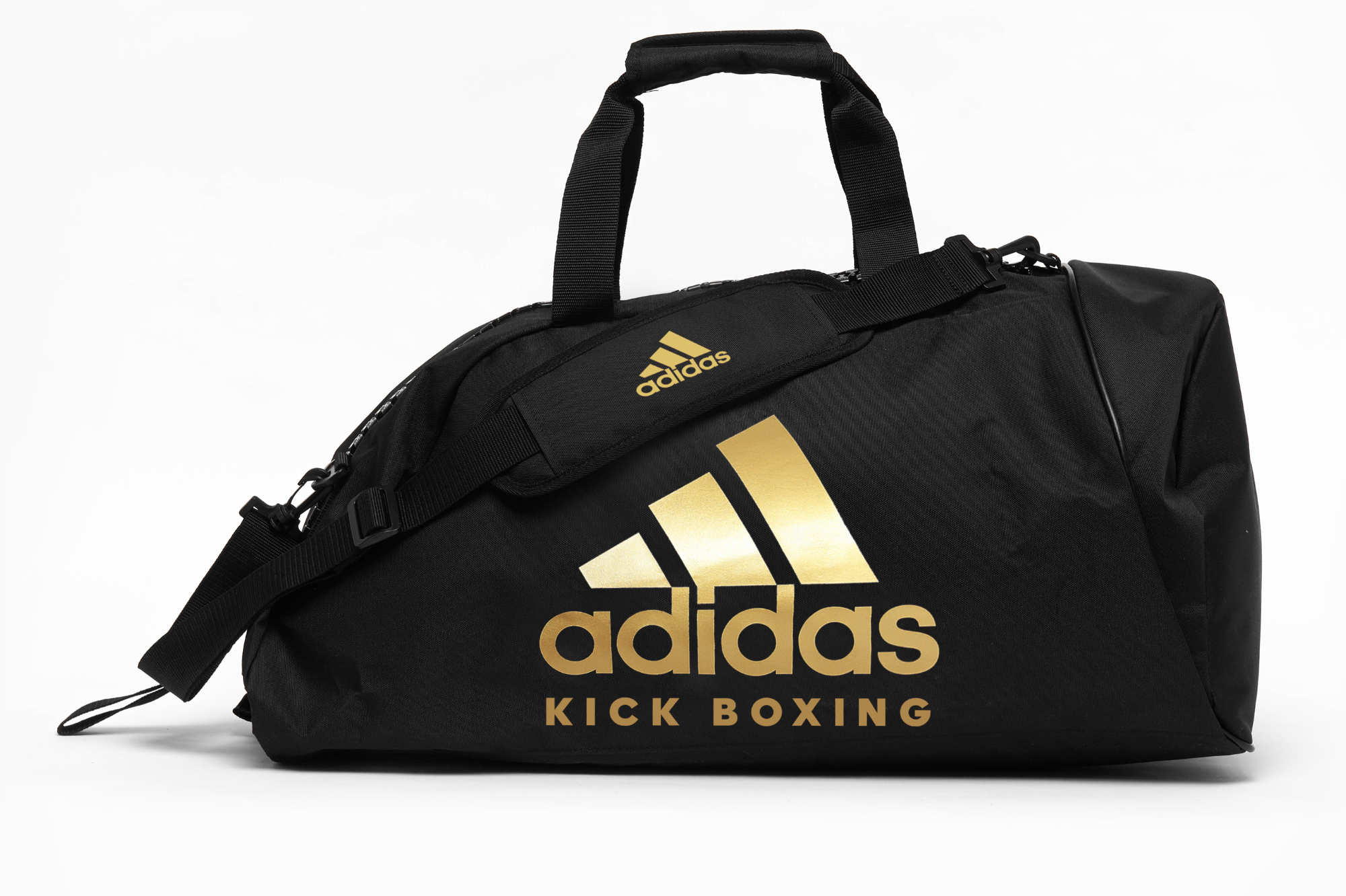 adidas 2in1 Bag Kickboxing Nylon adiACC052KB, black/gold
