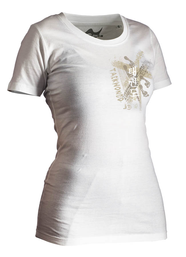 Ju-Sports Taekwondo Shirt Trace white Lady