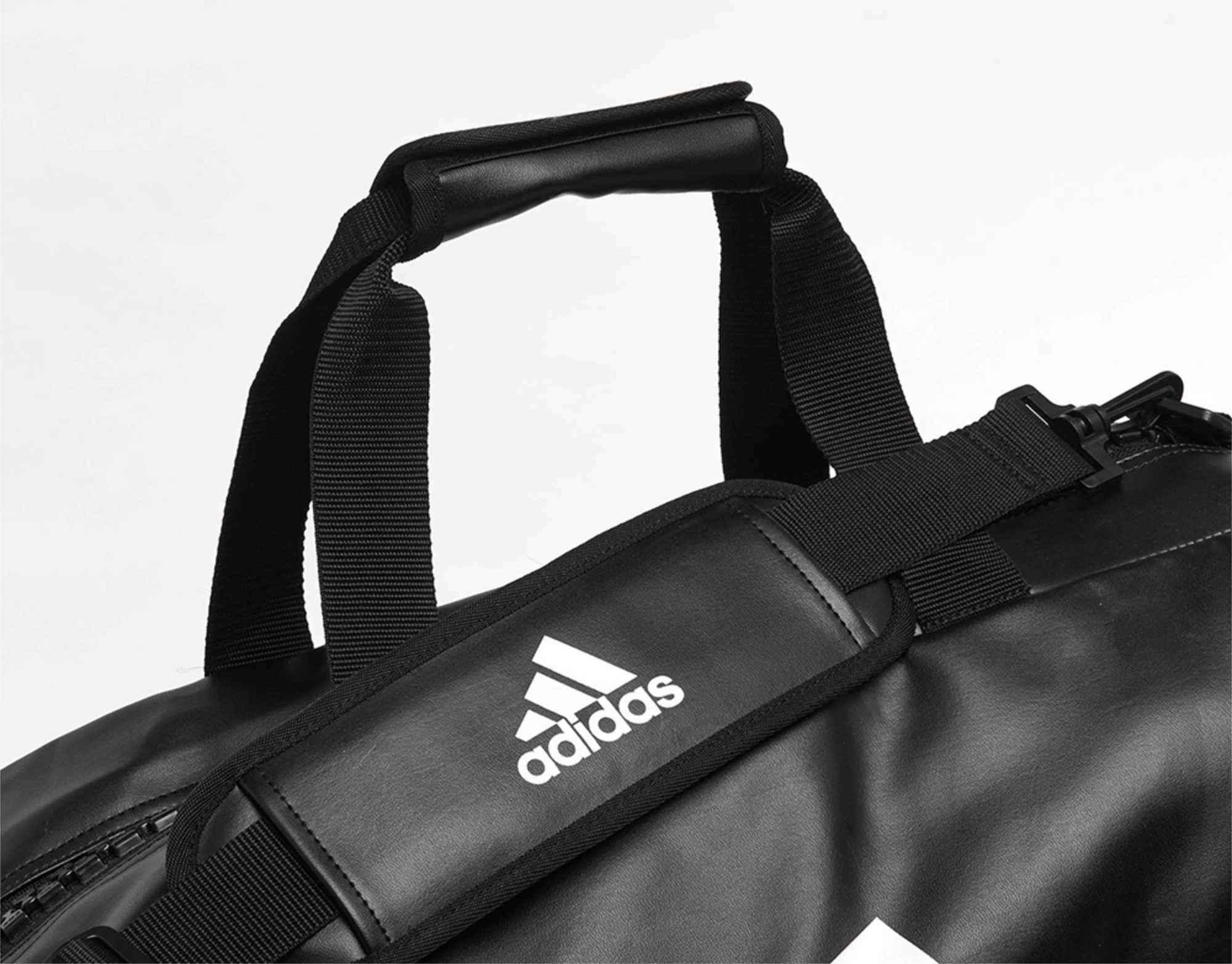 adidas 2in1 Bag "Kickboxing" black/white PU, adiACC051KB