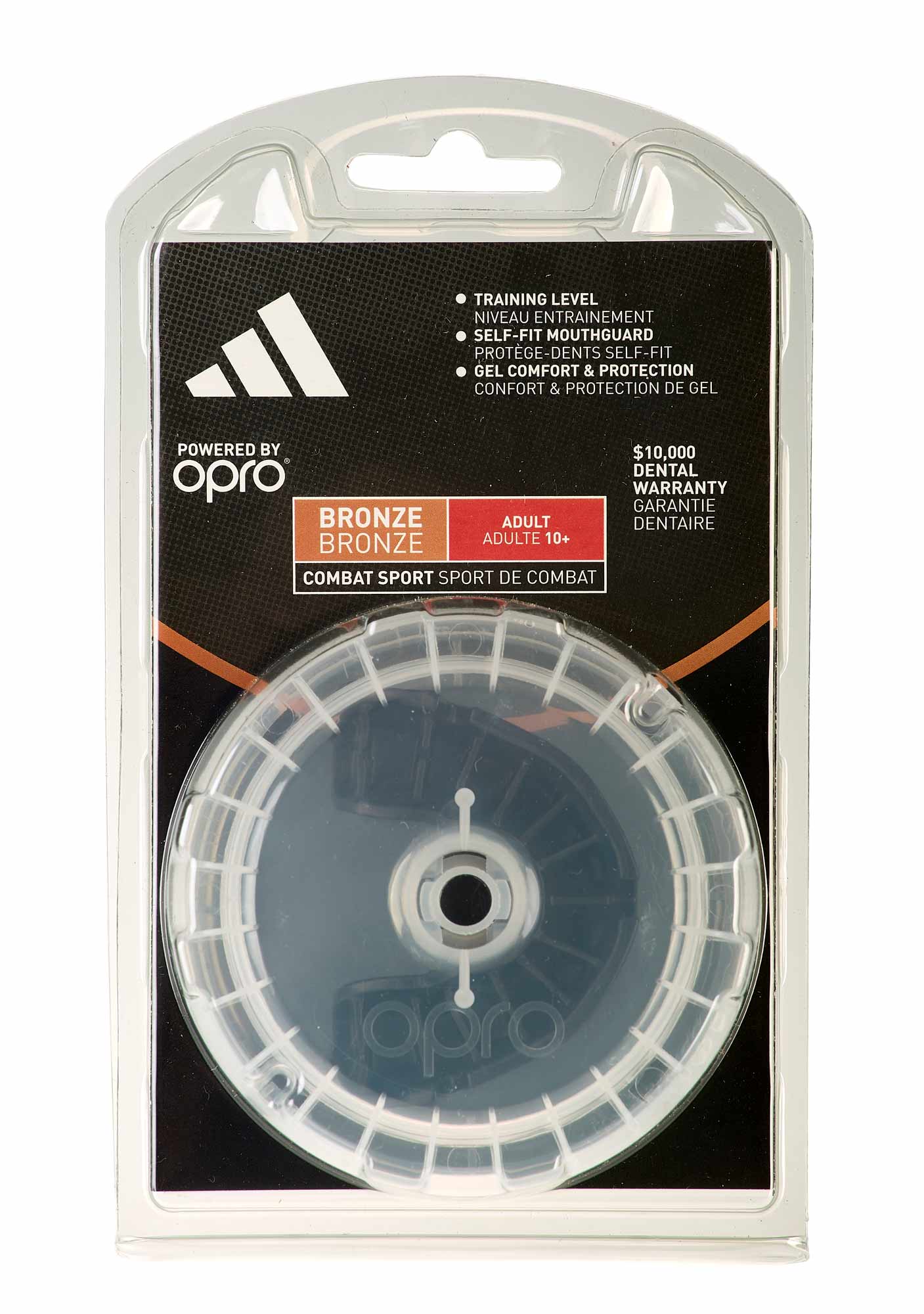 adidas Mouthguard OPRO Bronze black, ADIBP31	