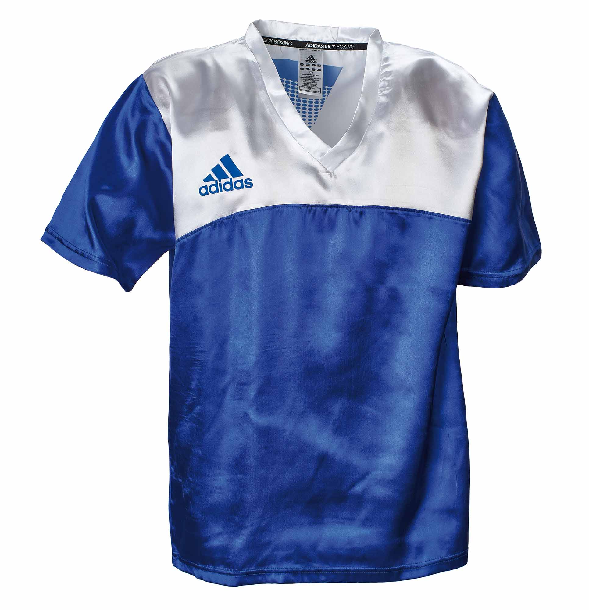 adidas Kickbox-Shirt blau/weiß, adiKBUN100S