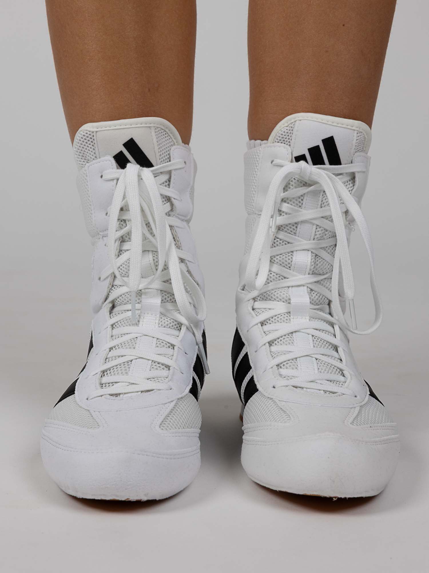 Sneaker, Hochstiefel, Weiß, Mesh, Schnürung