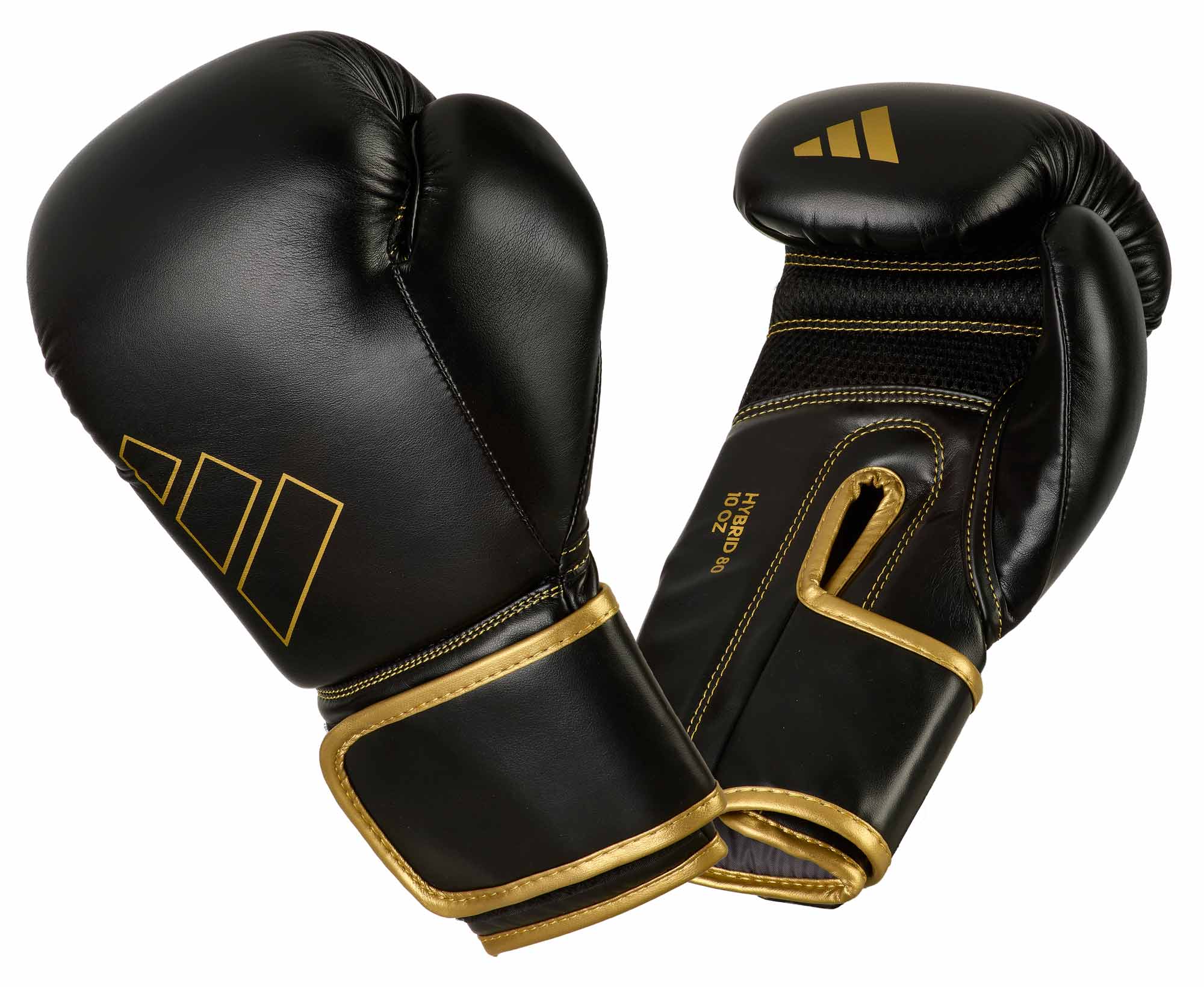 adidas Boxhandschuhe Hybrid 80, black/gold, ADIH80
