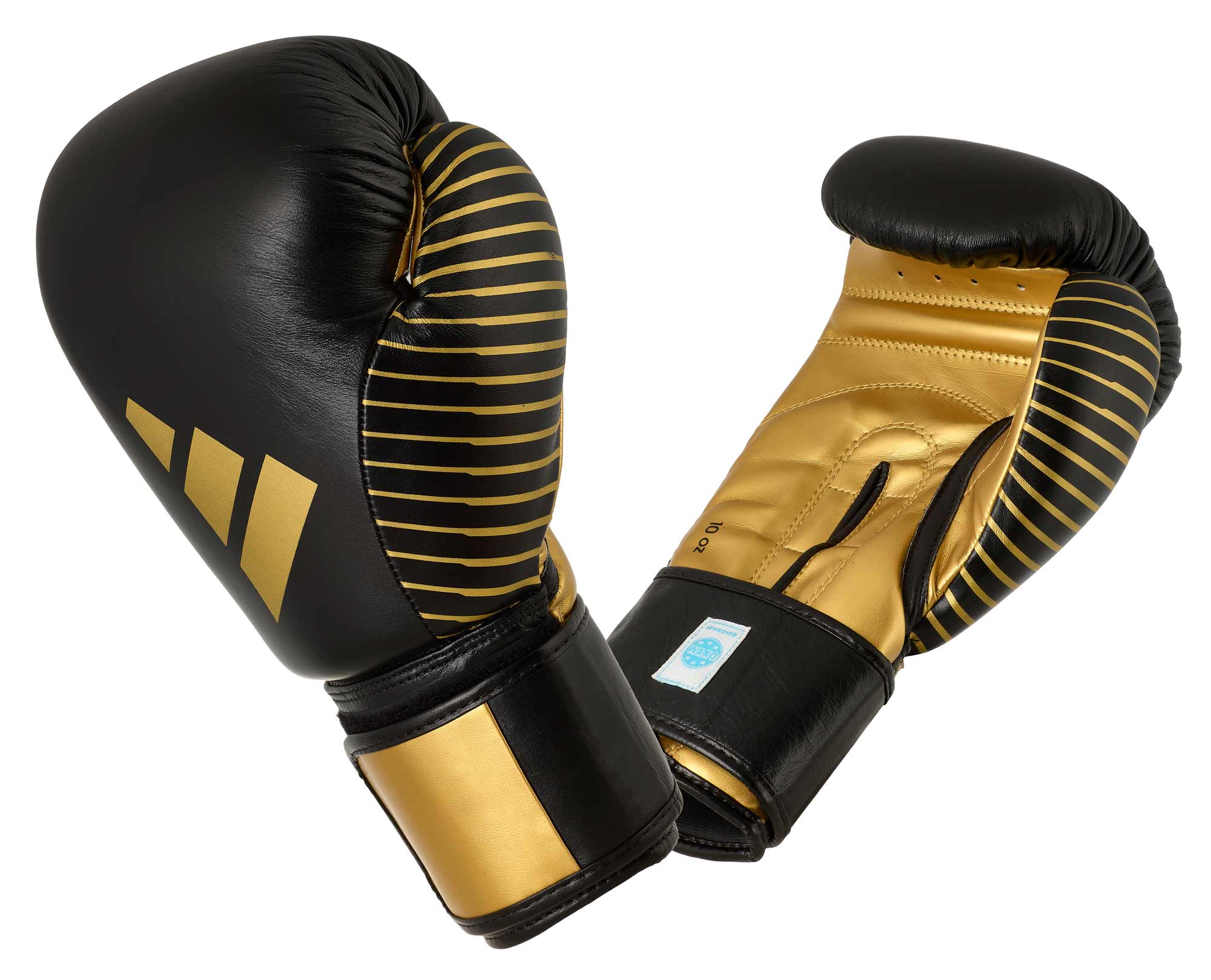 adidas kickboxing competition glove black/gold adiKBWKF200