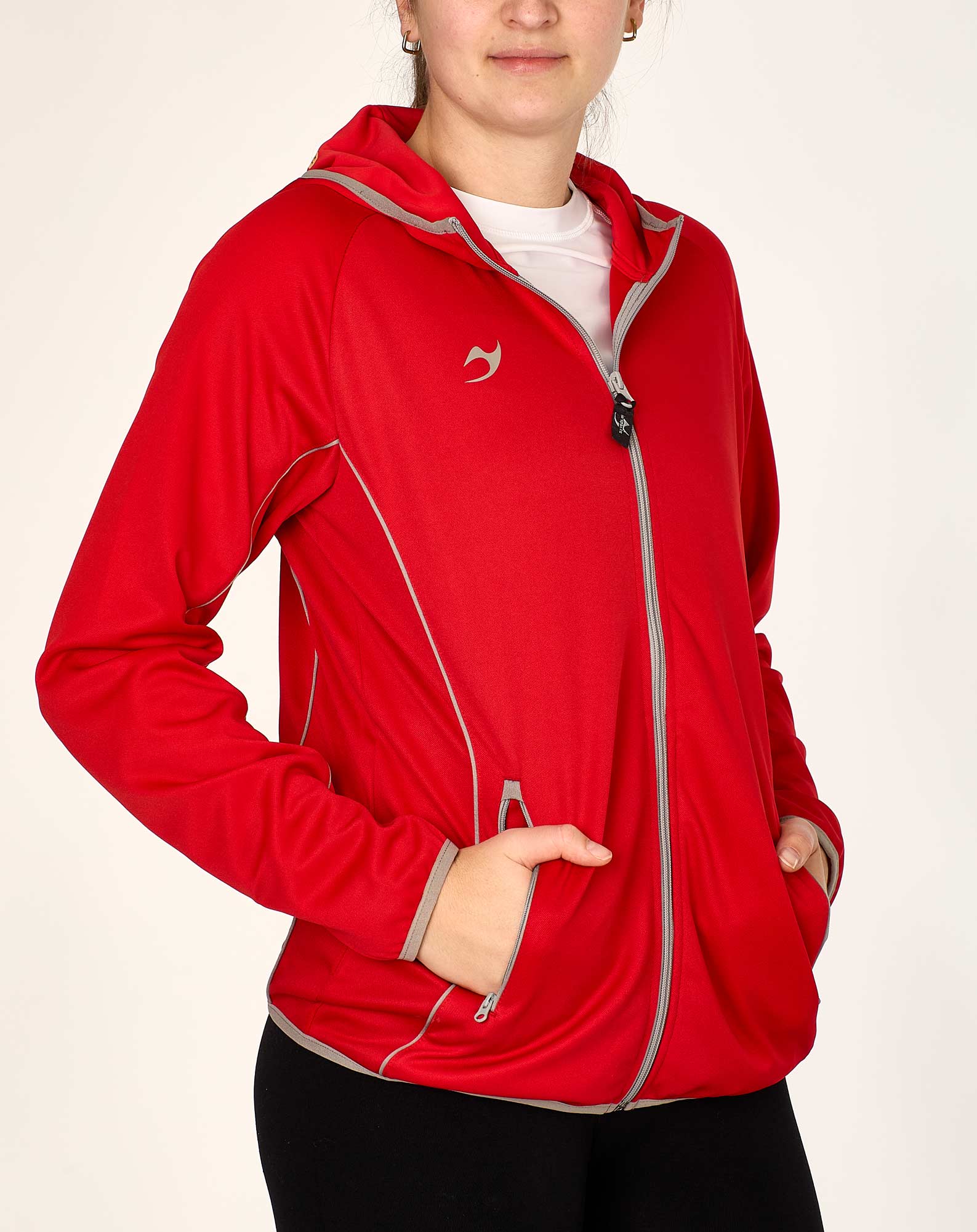Ju-Sports C3 hooded team jacket red
