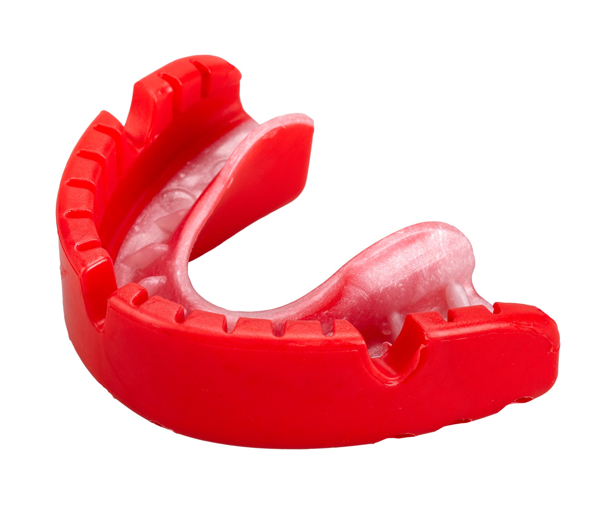 OPRO Mouthguard Gold Level Senior Braces red/pearl