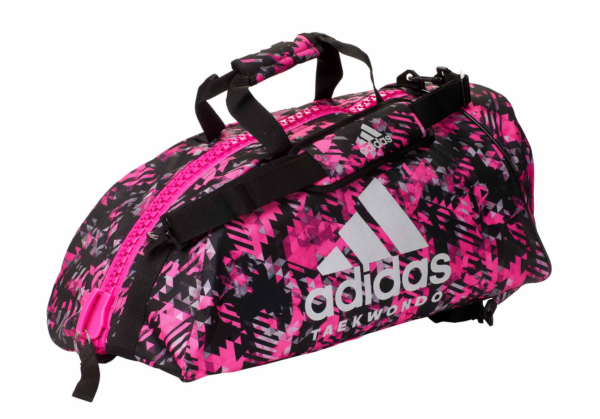 adidas 2in1 Bag "Taekwondo" pink camo/silver Nylon, adiACC058T
