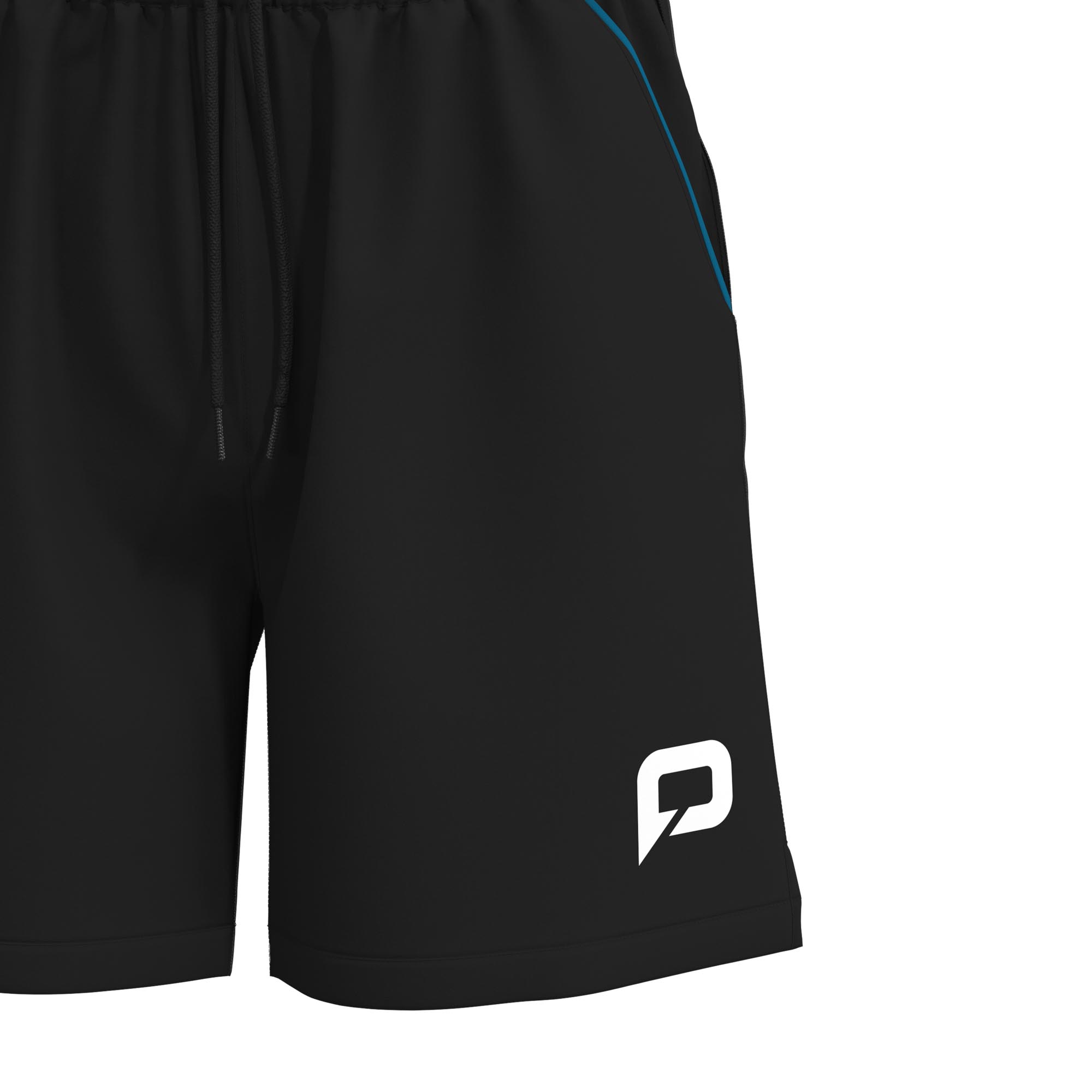Pallap men's competition short (mesh) black/blue green/white