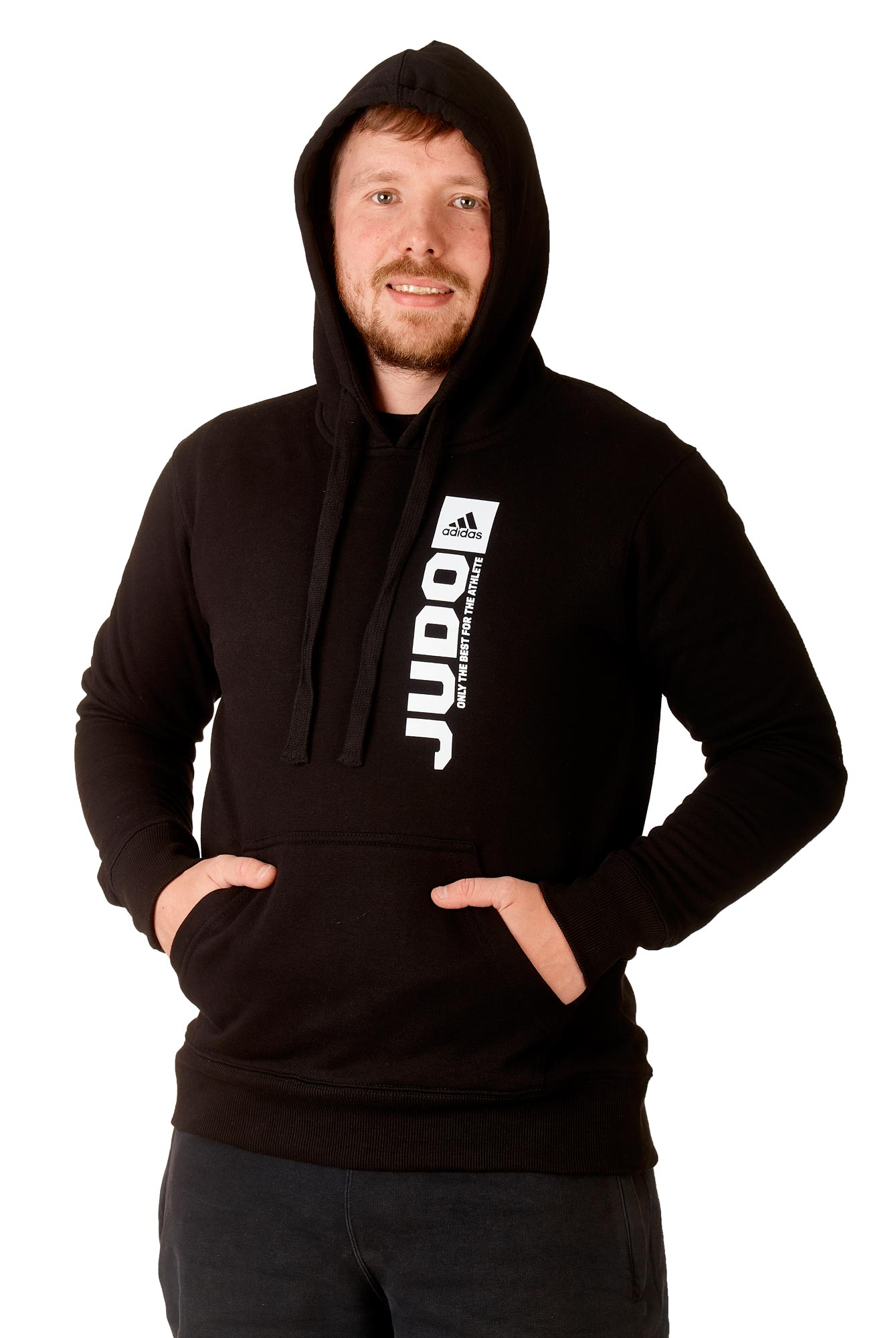 adidas Community 22 Hoody Judo schwarz, adiCLHD21V-J