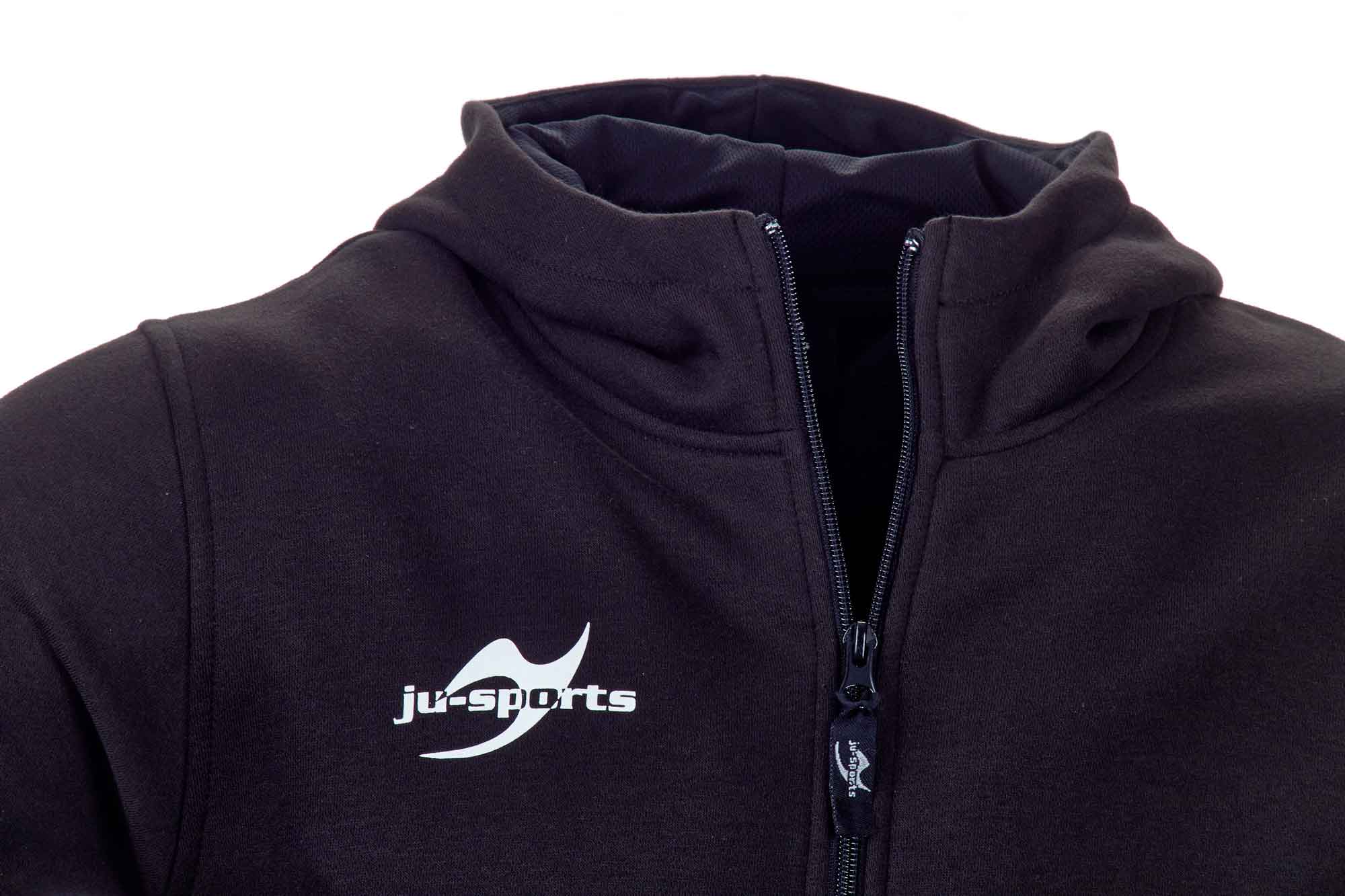 Teamwear Element Core Zip Hoodie schwarz SCUG Karate