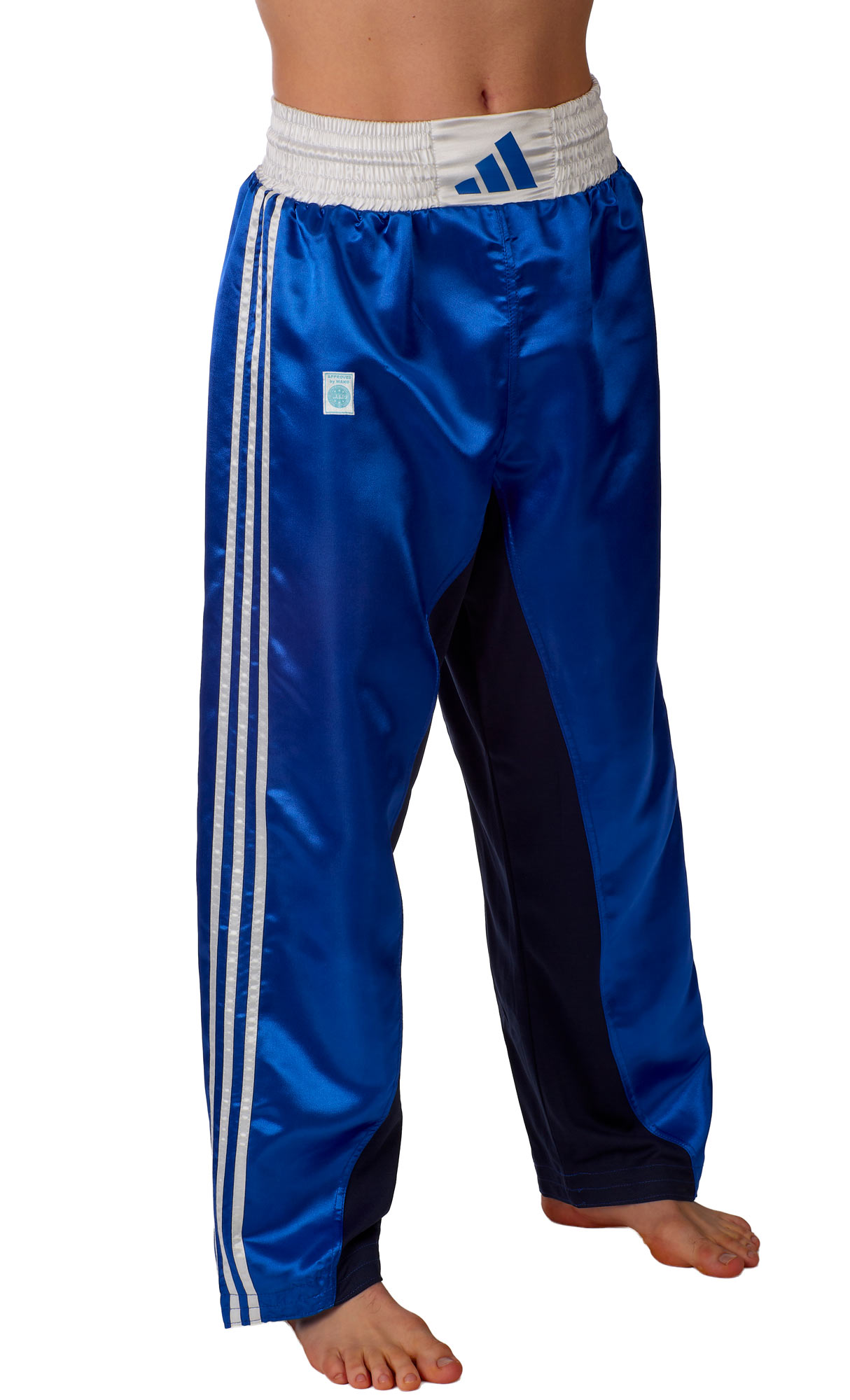 adidas kick boxing pants adiKBUN110T, blue/white