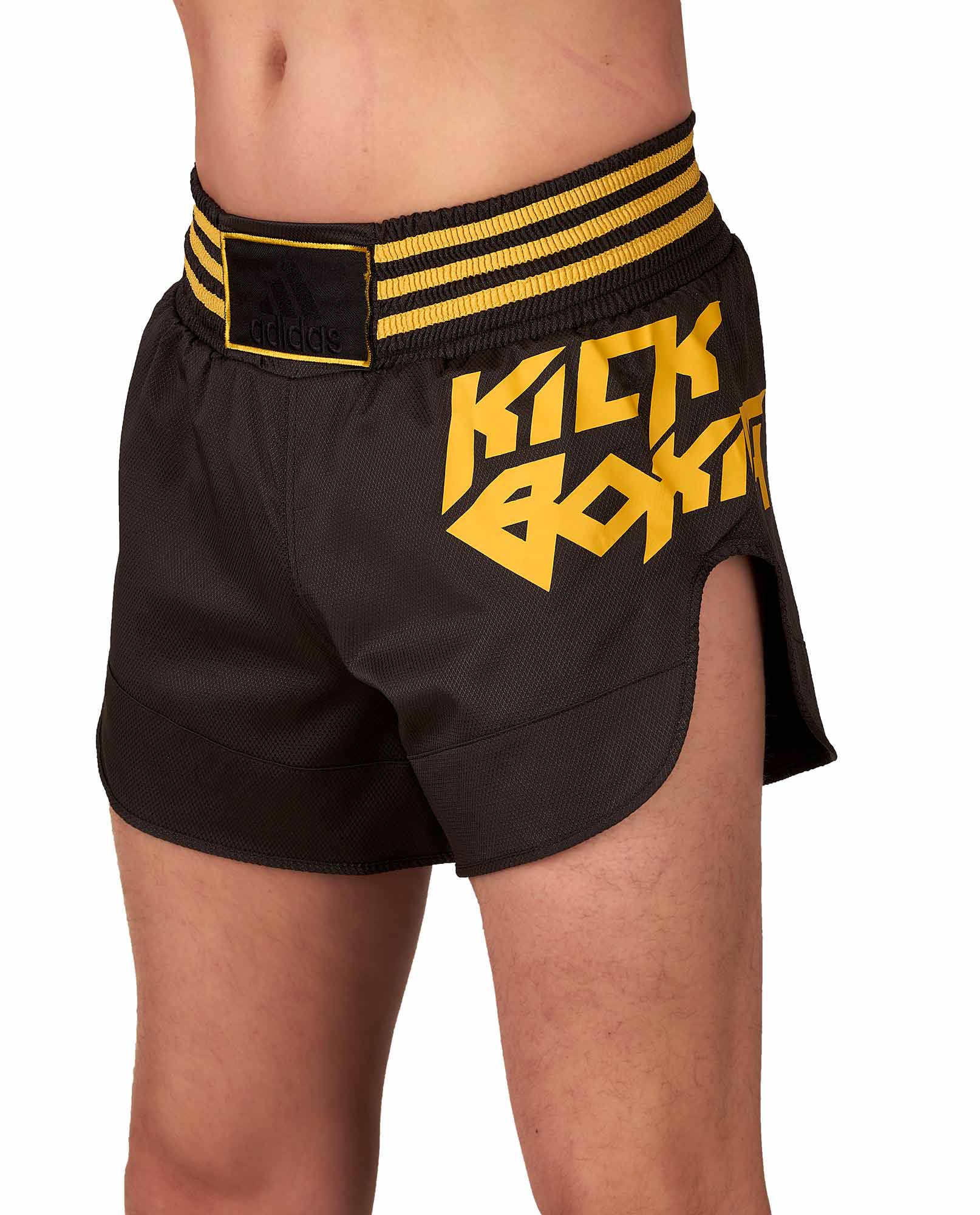 adidas Kick Boxing Shorts schwarz/gold, ADISKB02