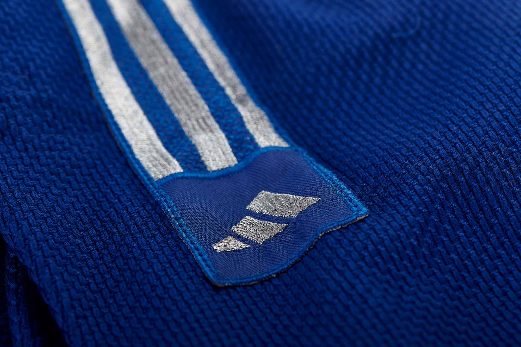 adidas judo gi Contest J650 blue/silver stripes