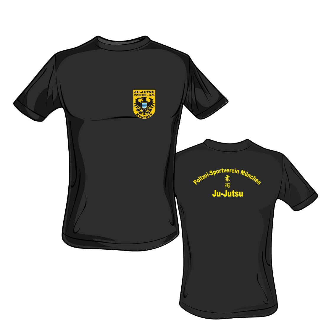 Polizei SV München T-Shirt L190 schwarz