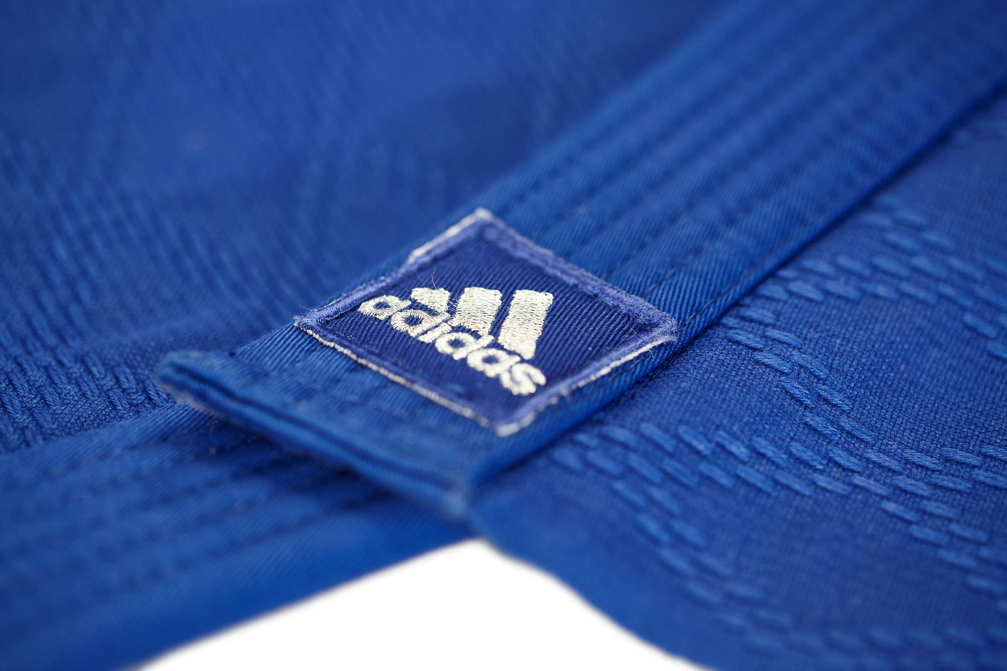 adidas Judo-Anzug Millenium blau/silbernes Logo, J990B