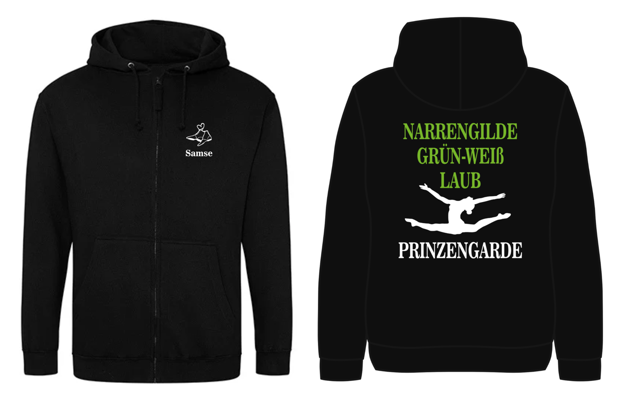 Narrengarde Laub Zip Hoodie Frauen