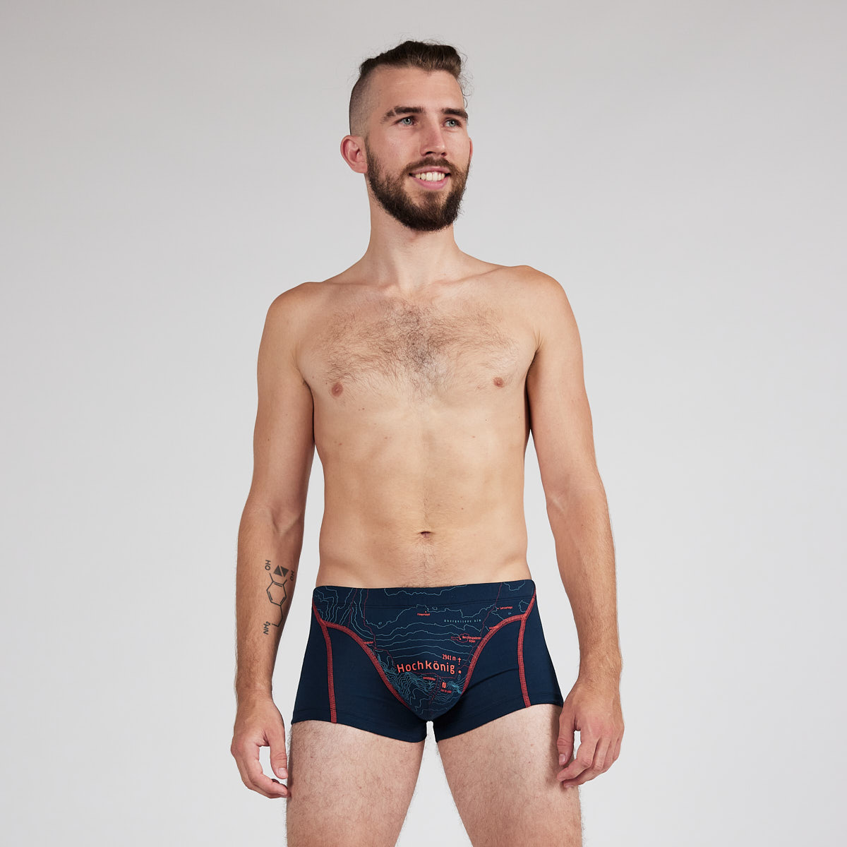 Boxershorts "Hochkönig" tiefblau, Herren