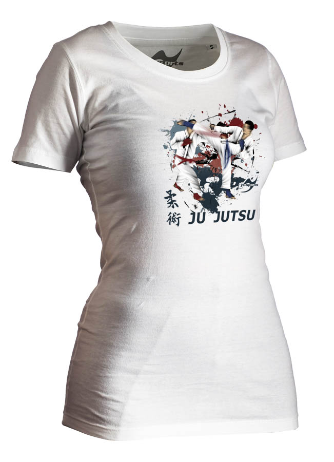 Ju-Sports Ju-Jutsu Shirt Competition white Lady