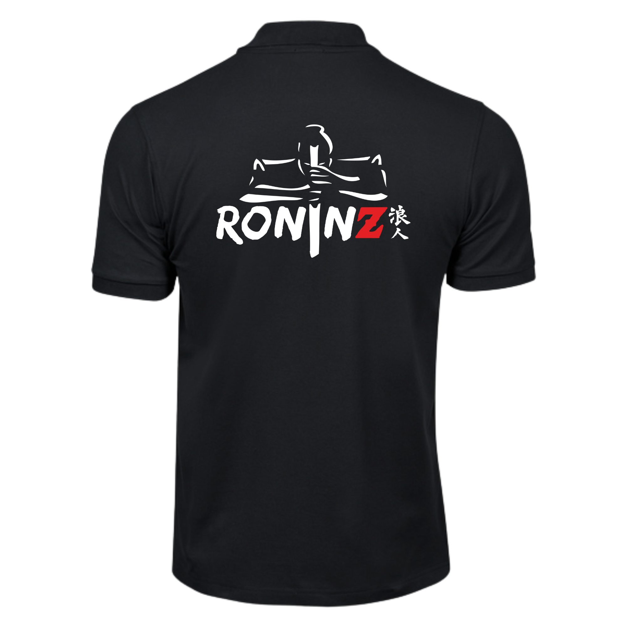 Ladies Heavy Polo Piqué black RoninZ Edition