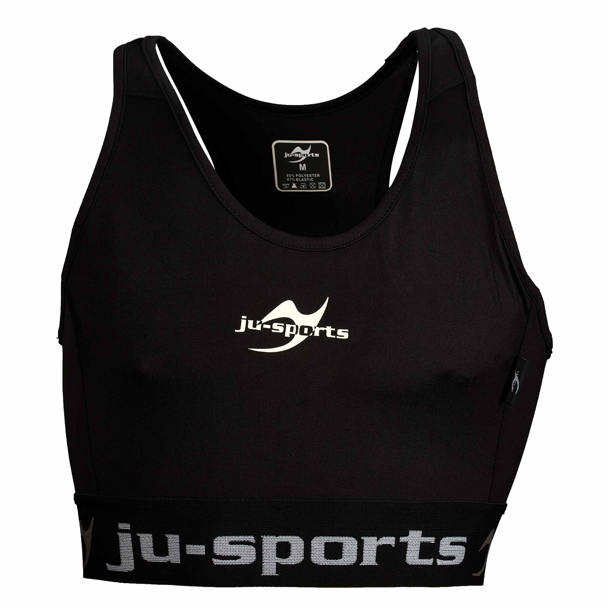 Ju-Sports Performance Crop Top schwarz