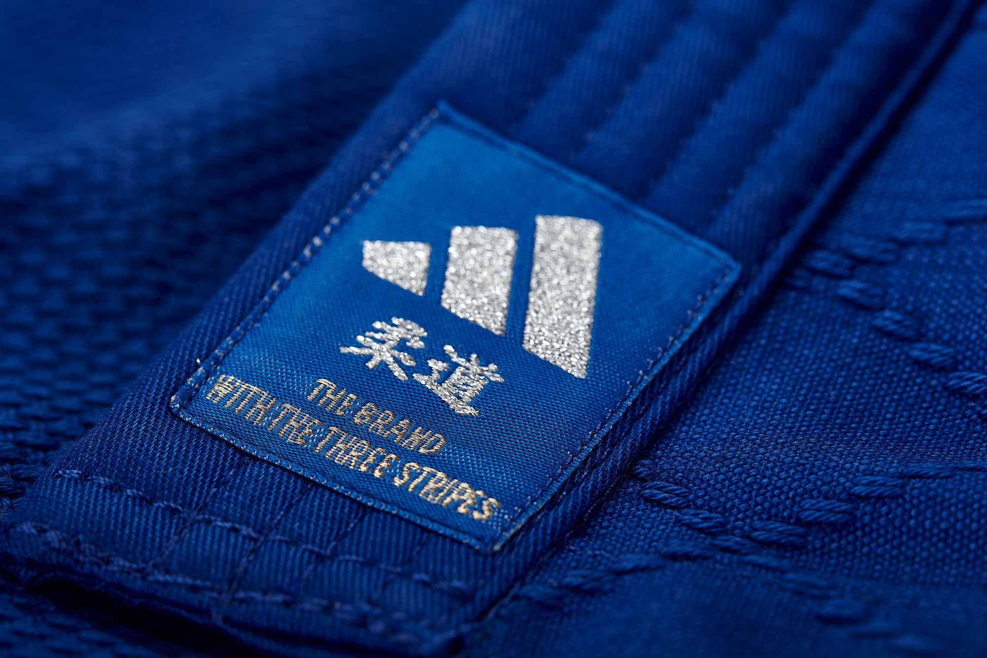 adidas judo gi Contest J650 blue/silver stripes