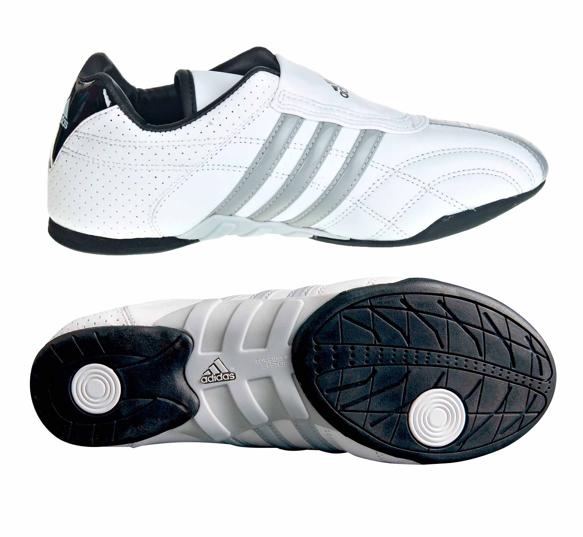 adidas adilux TKD sneakers white / grey stripes