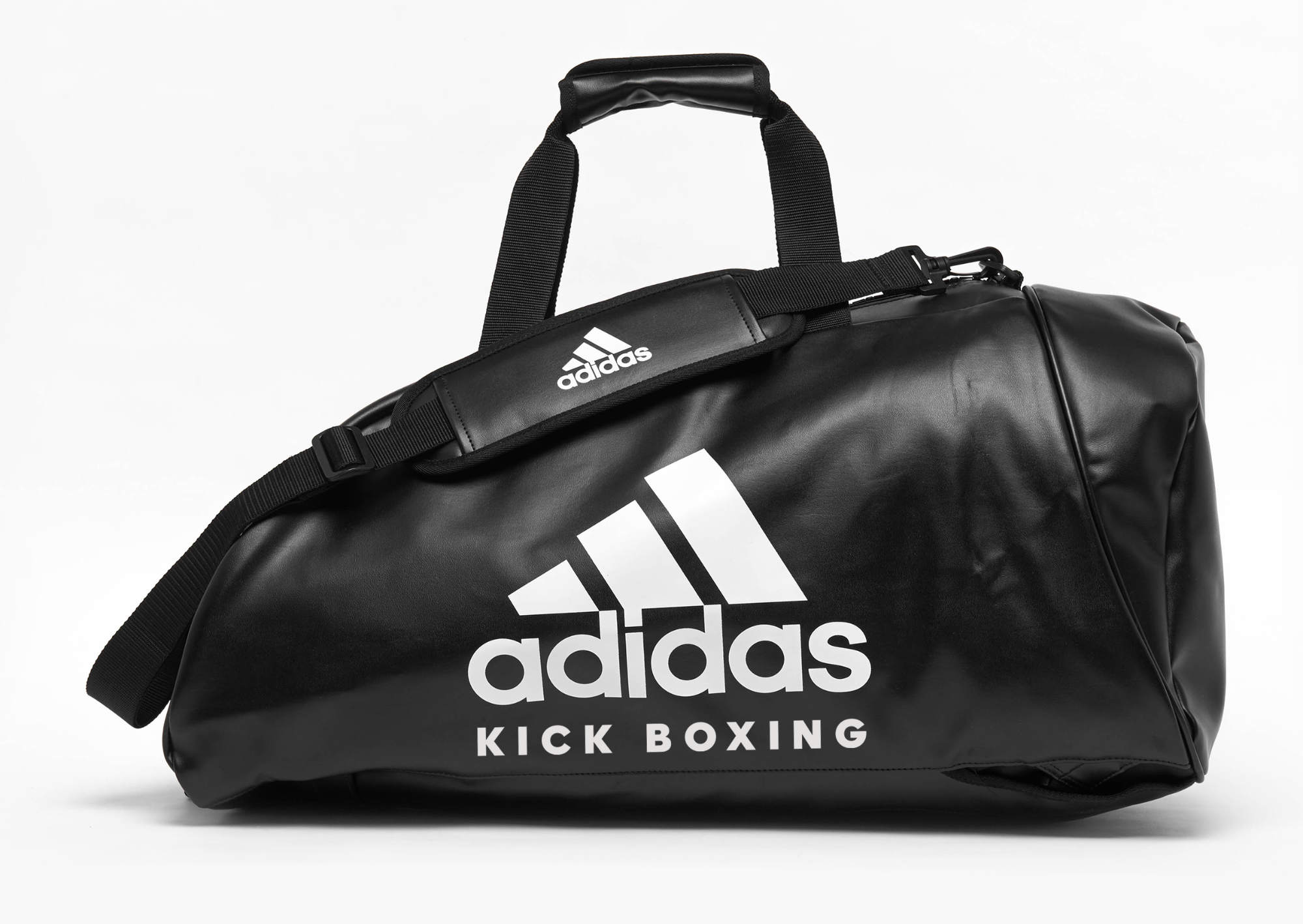 adidas 2in1 Bag "Kickboxing" black/white PU, adiACC051KB