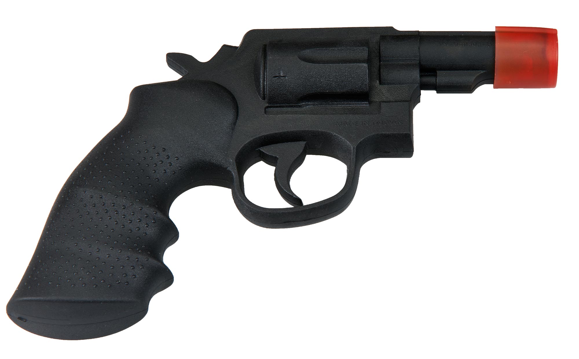 Gummirevolver black