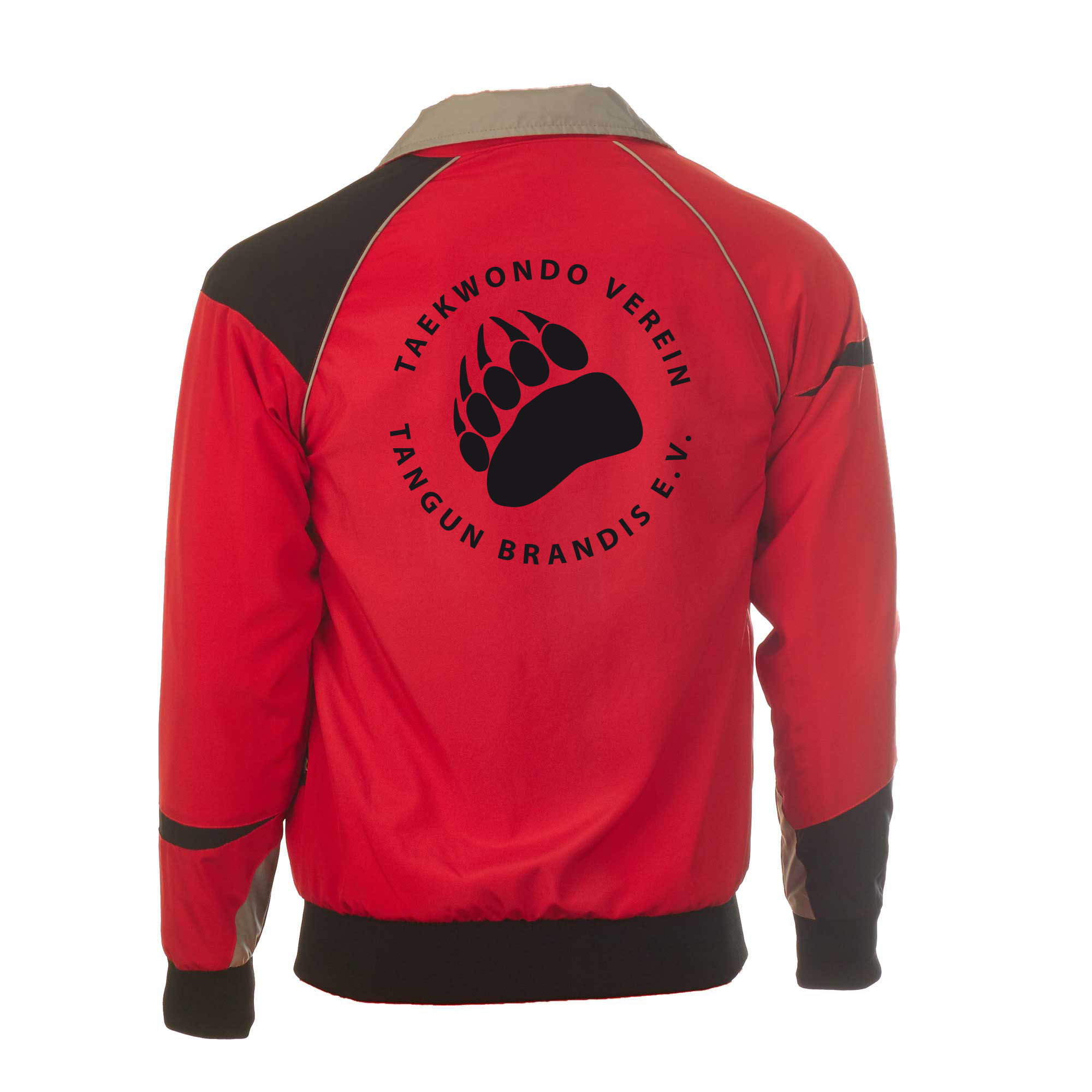 Teamwear Element C1 Jacke rot-Taekwondo Verein Tangun Brandis e.V.