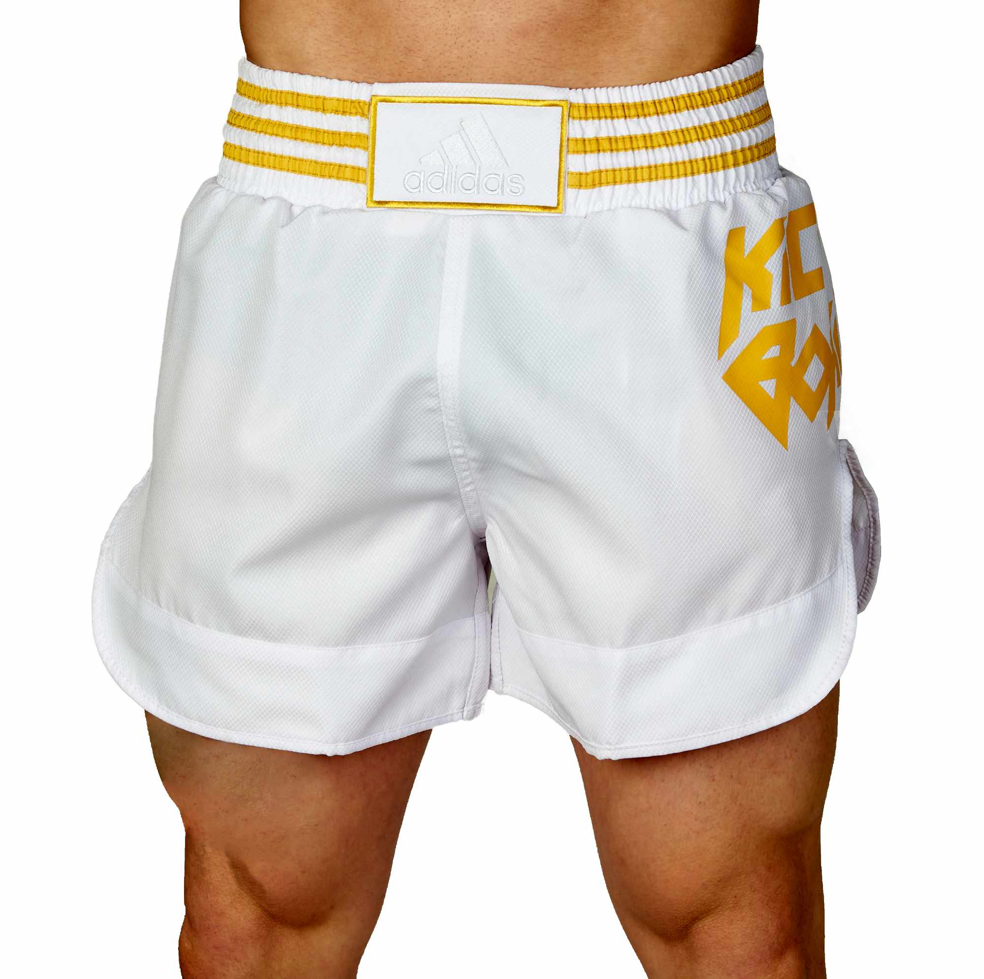 adidas Kick Boxing Shorts white gold ADISKB02