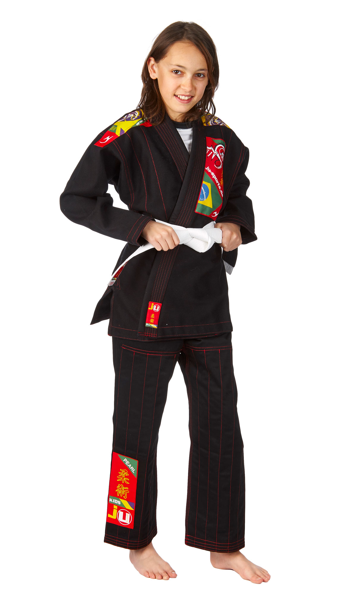 BJJ gi Kids black