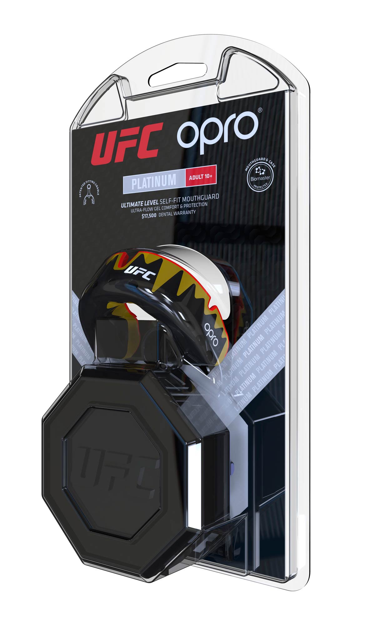 OPRO "UFC" Zahnschutz Platinum Senior Fangz black/gold