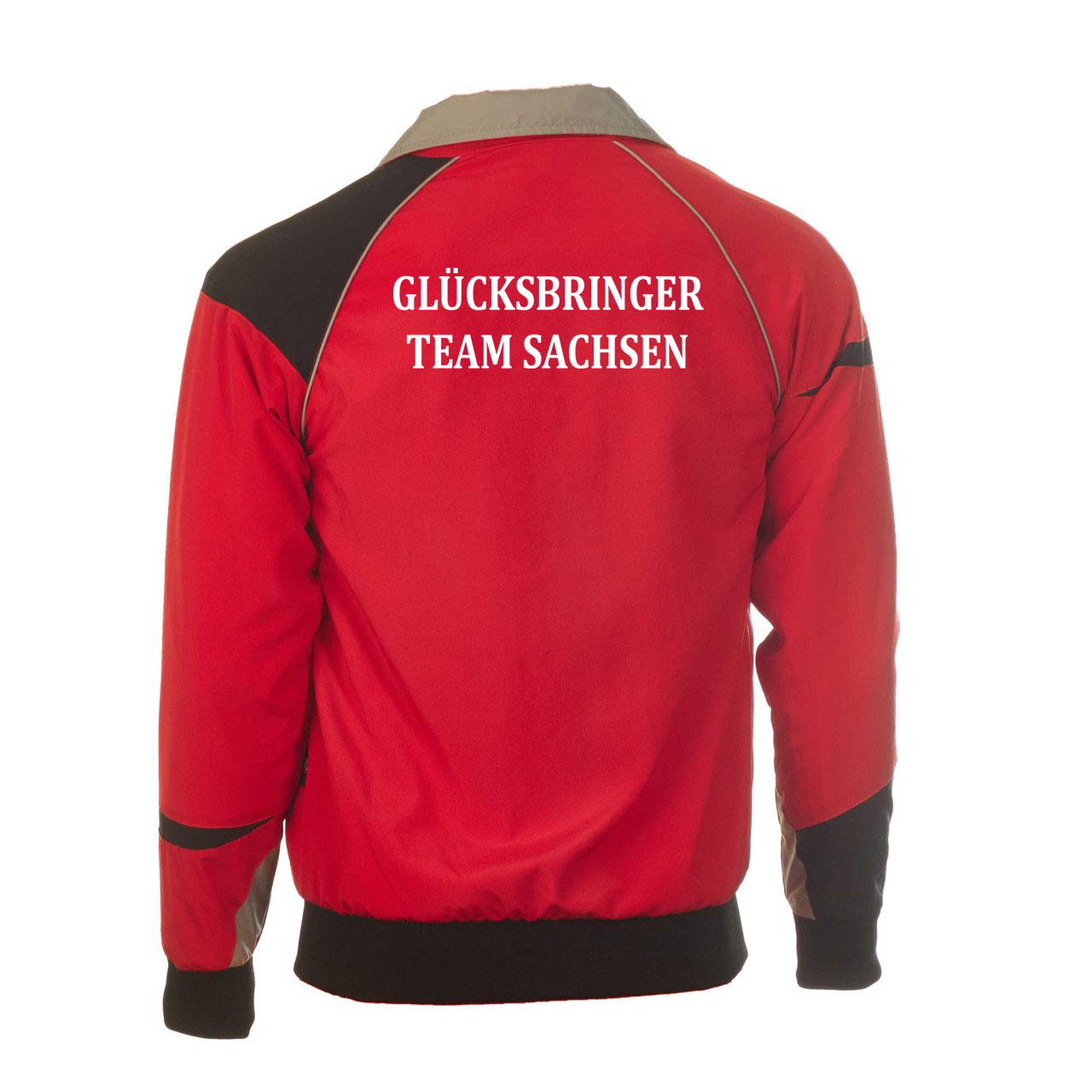 "Glücksbringer, Team Sachsen" Teamwear Element C1 Jacke rot