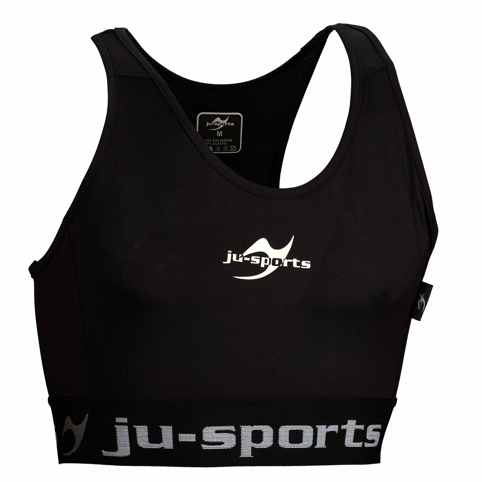 Ju-Sports Performance Crop Top schwarz