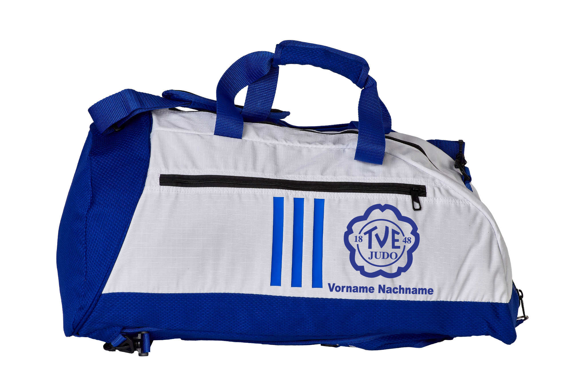 Adidas Tasche mit TVE Logo und Namensdruck