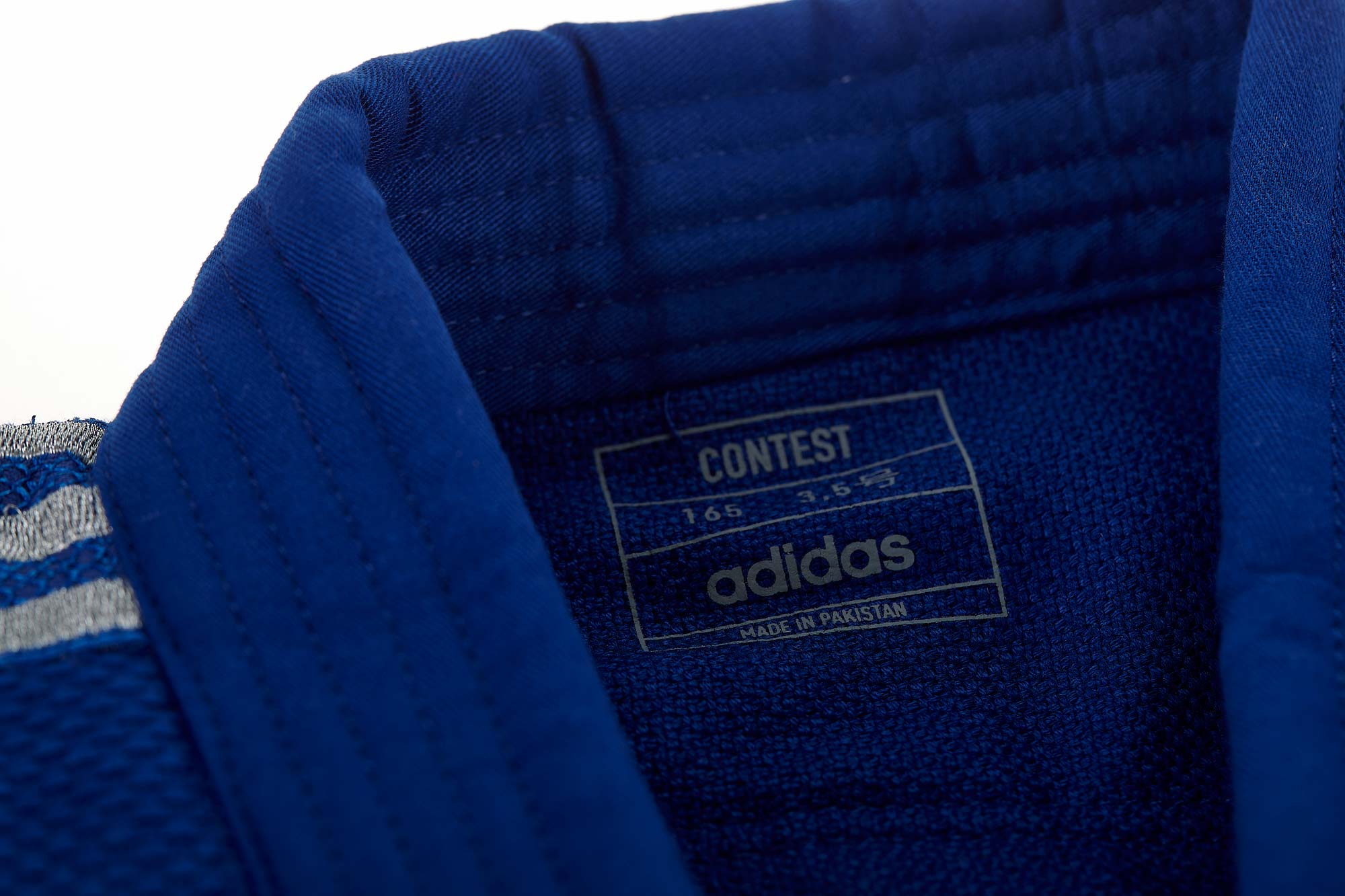 adidas judo gi Contest J650 blue/silver stripes