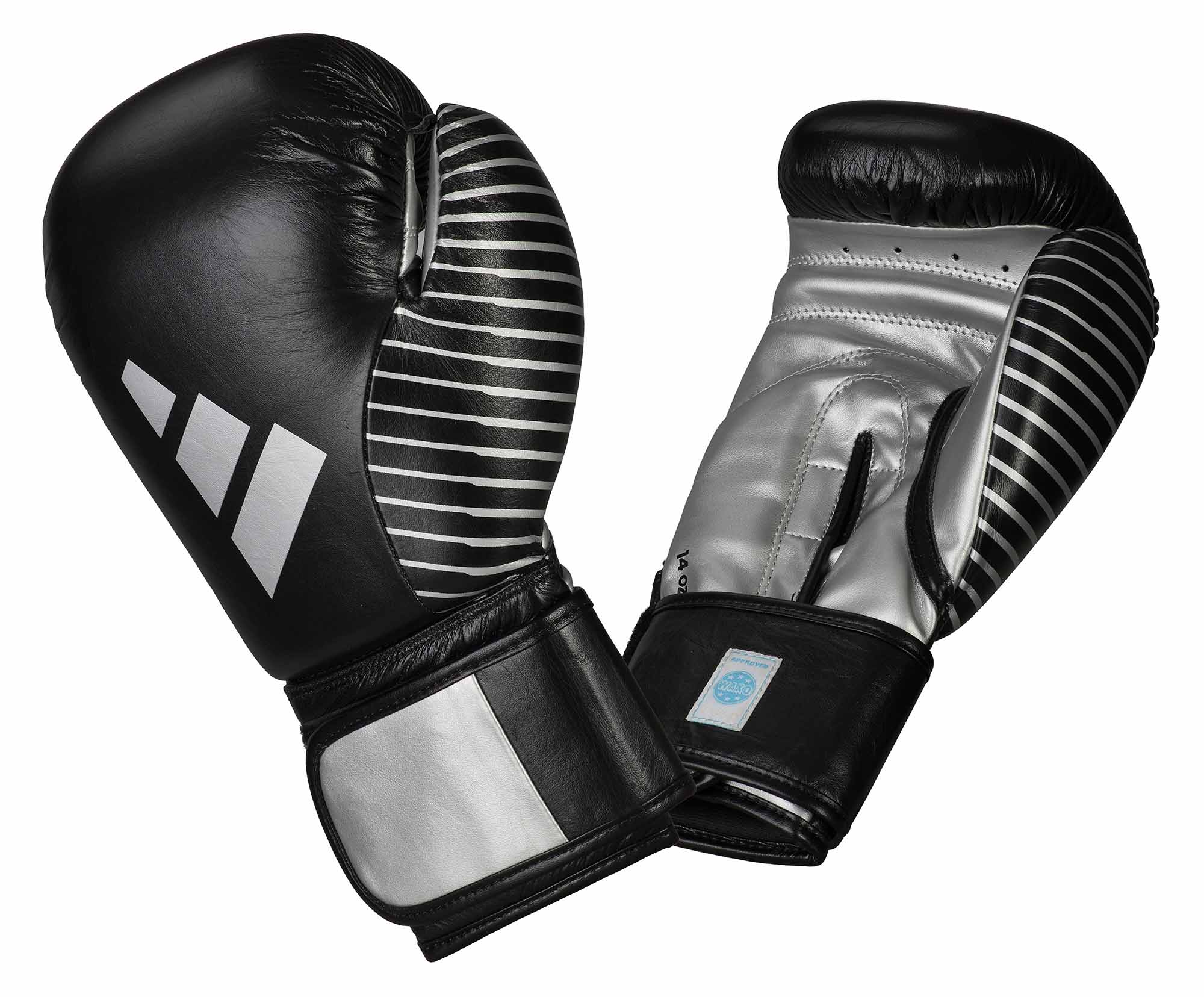 adidas kickboxing competition glove black/silver, adiKBWKF200