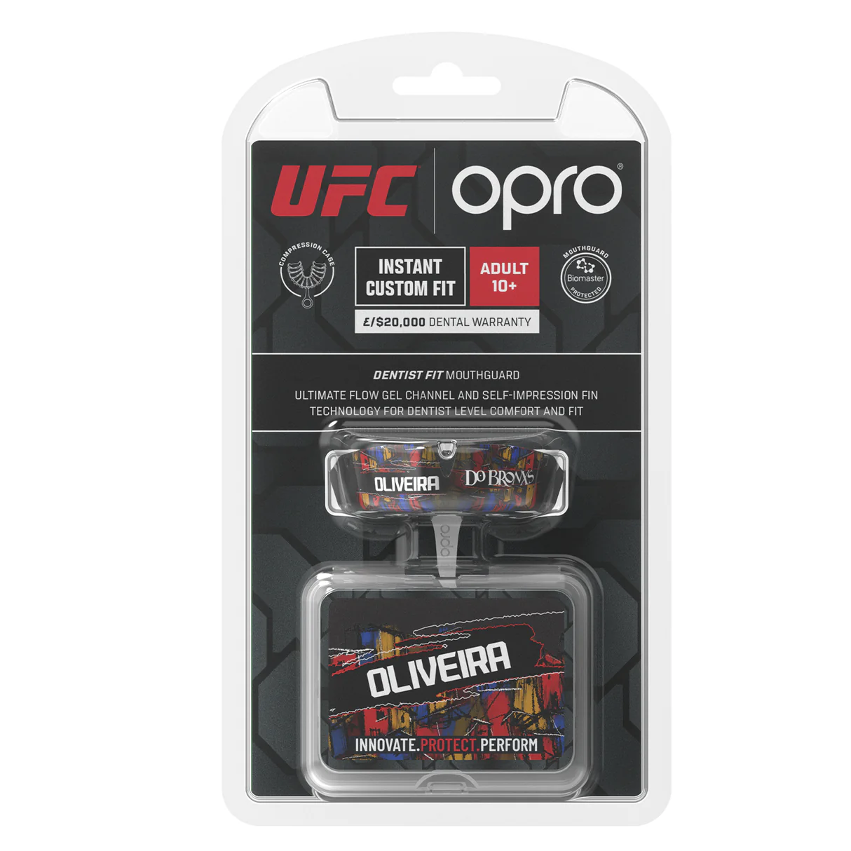 OPRO Zahnschutz Instant Custom Fit UFC Fighter Senior Oliveira