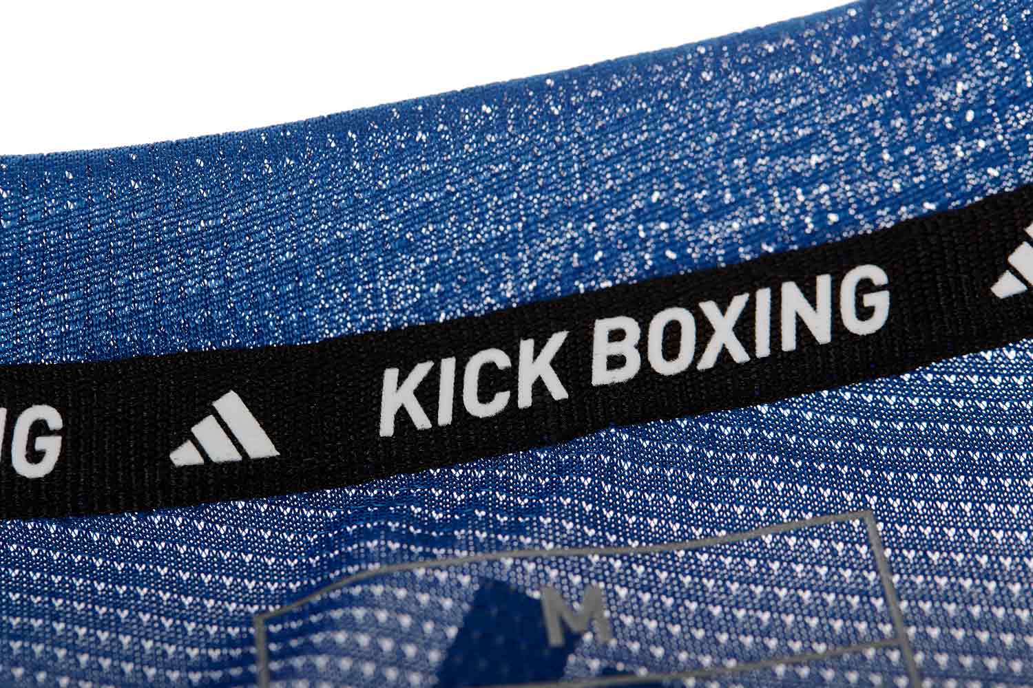 adidas Kickbox-T-Shirt Basic blau/schwarz, adiKBTS100